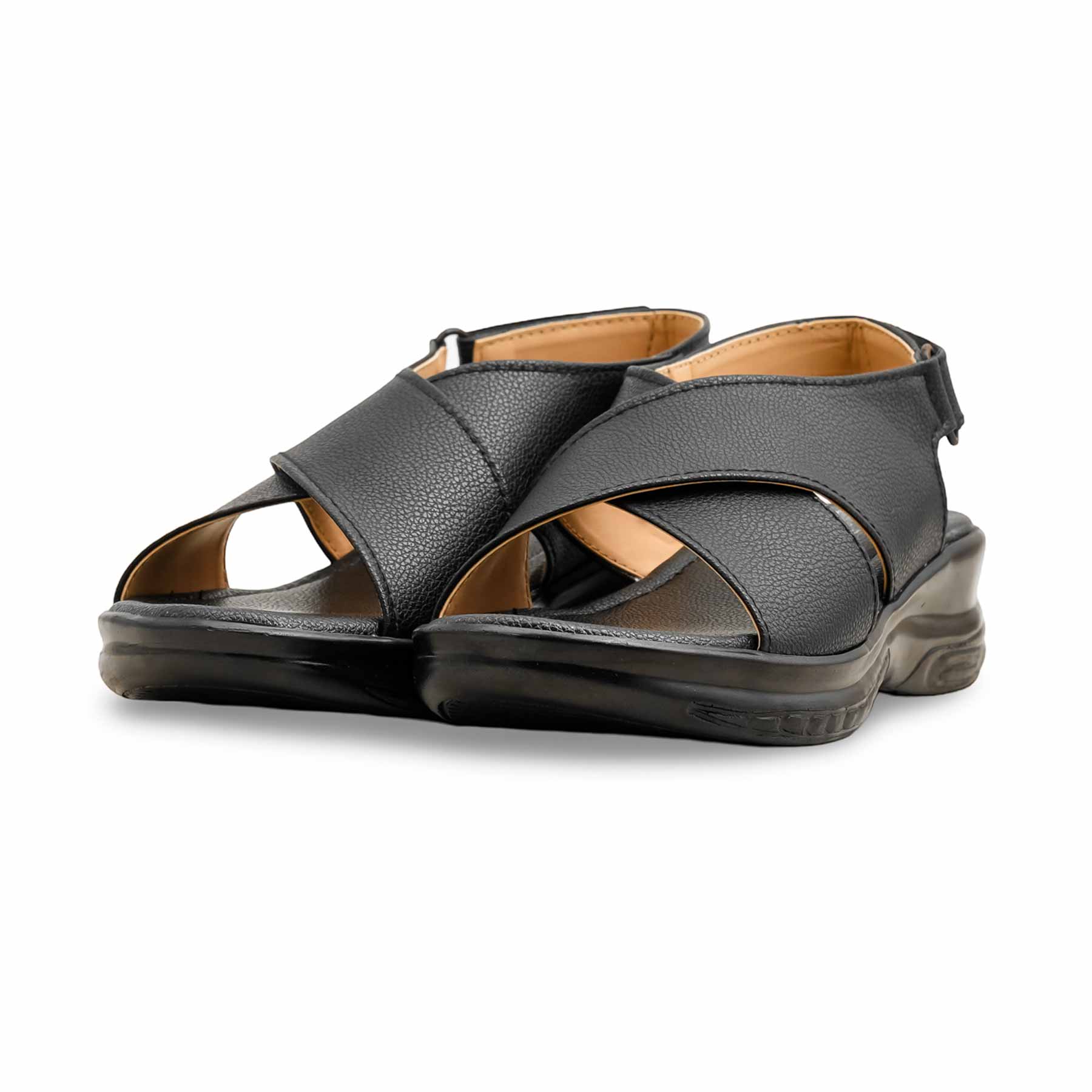 Black Formal Sandal PU0588 - Image 3