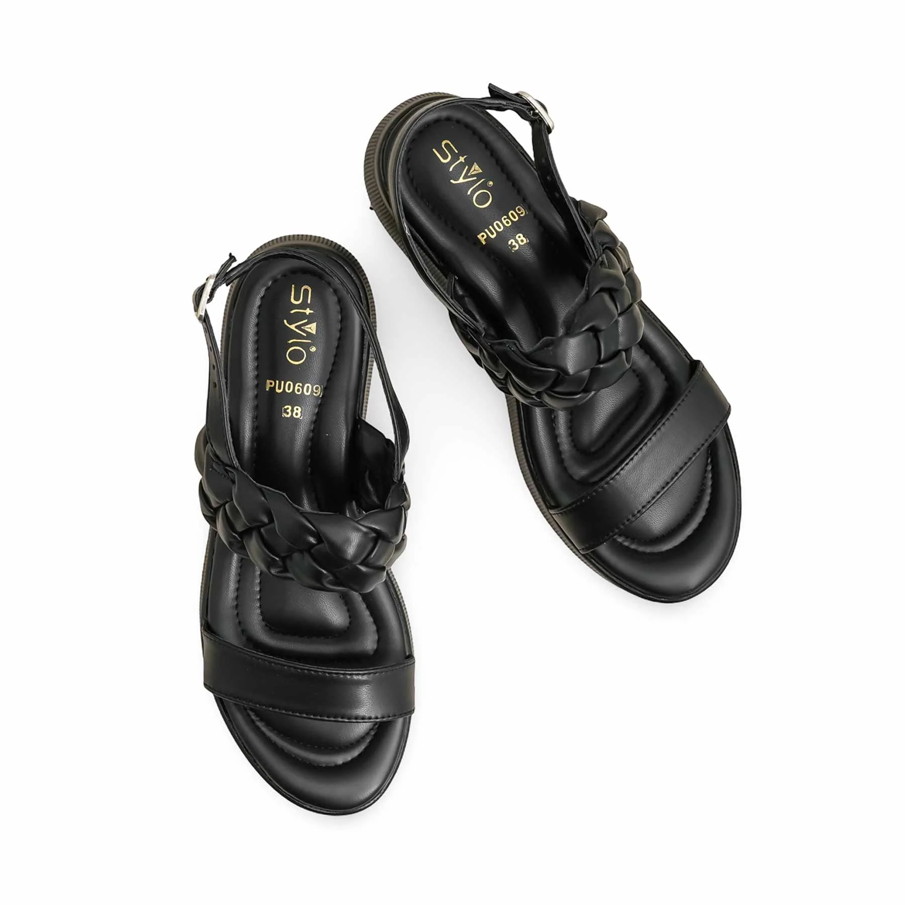 Black Formal Sandal PU0609 - Image 5