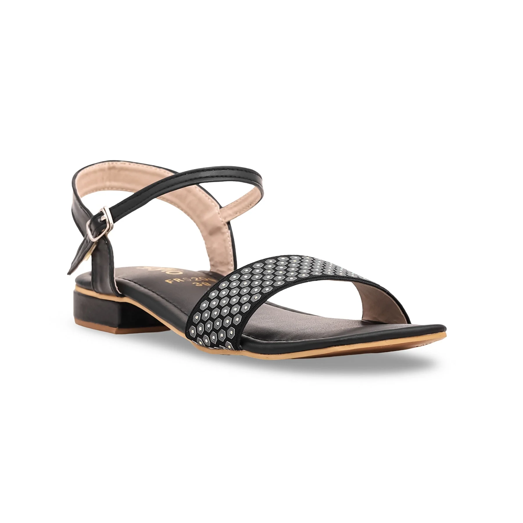 Black Formal Sandal FR5200 - Image 2