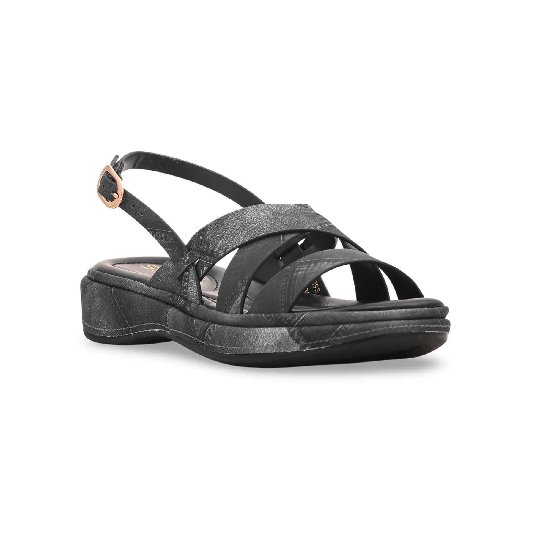 Black Formal Sandal PU0068 - Image 3