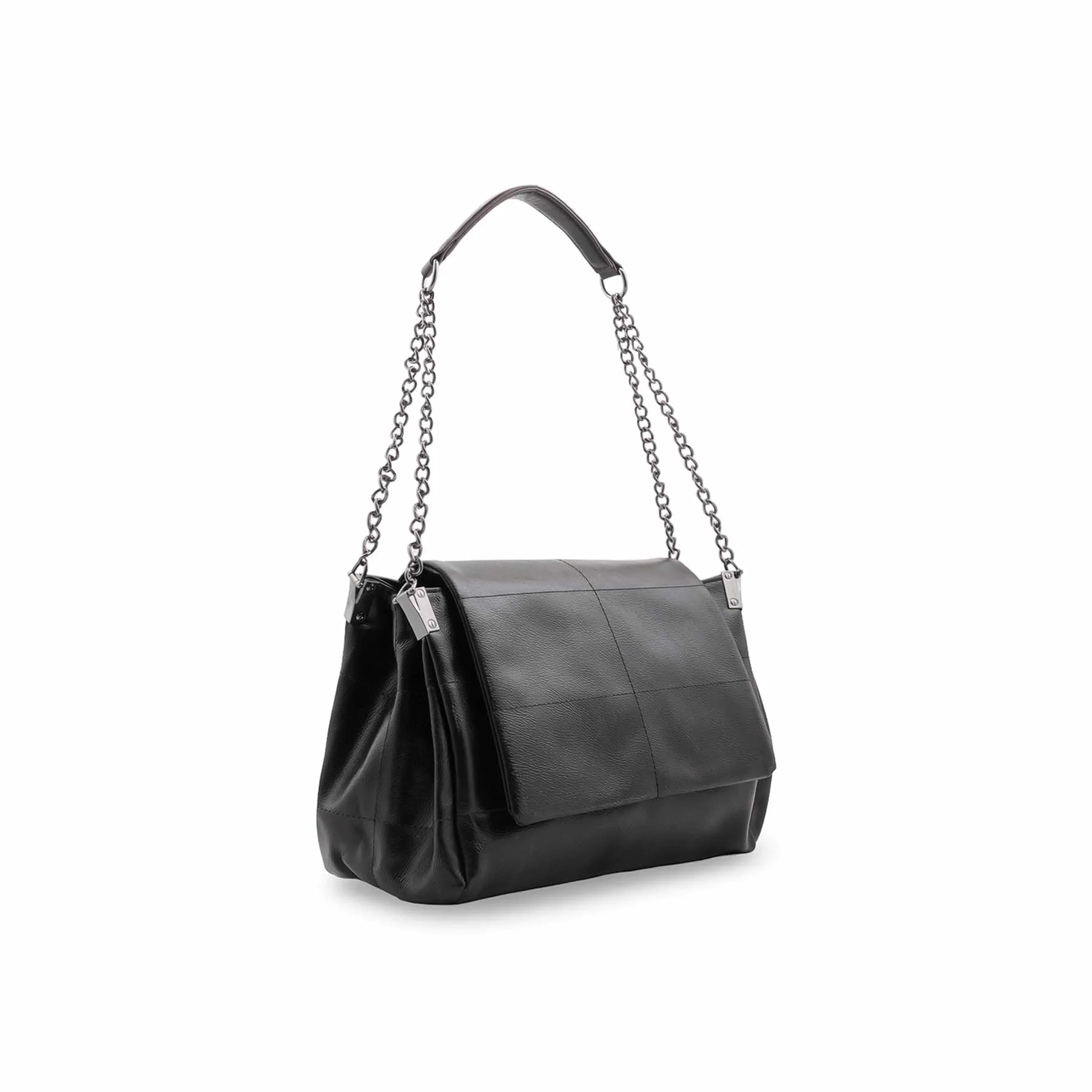 Black Formal Shoulder Bag For Ladies P36476 - Image 3