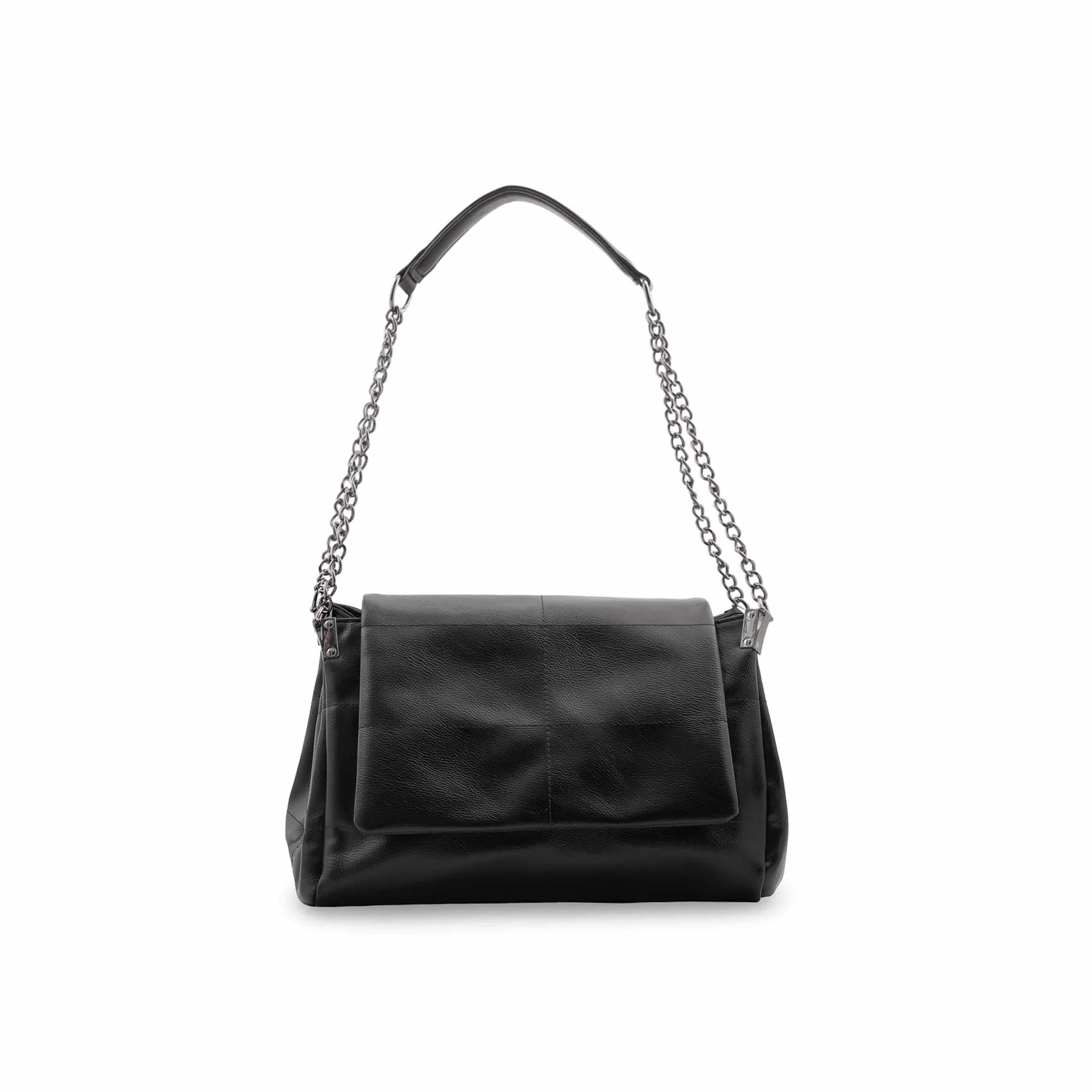 Black Formal Shoulder Bag For Ladies P36476 - Image 4
