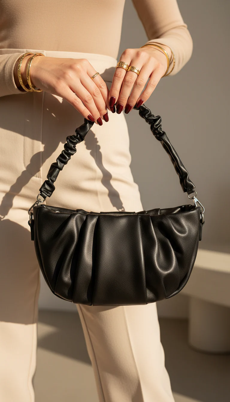 Black Formal Shoulder Bag For Ladies P36481