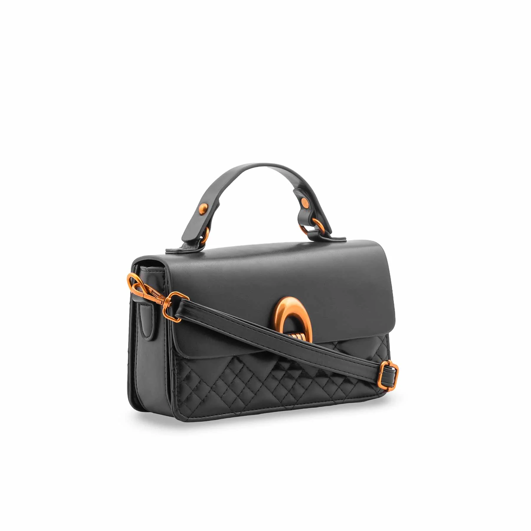 Black Formal Shoulder Bag For Ladies P36548 - Image 3