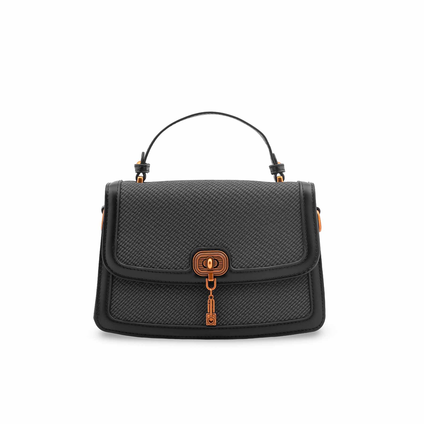 Black Formal Shoulder Bag For Ladies P36553 - Image 2