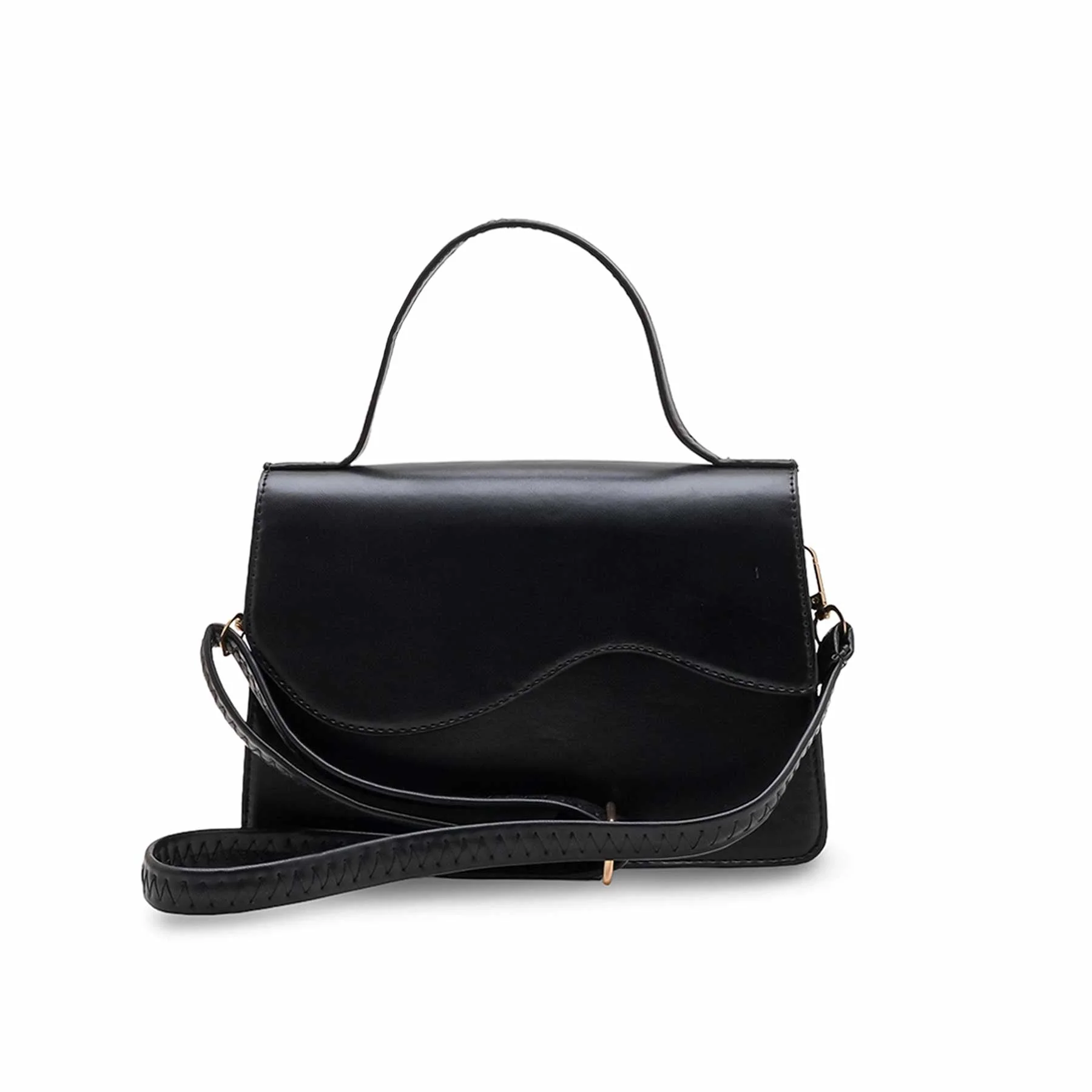 Black Formal Shoulder Bag For Ladies P55839 - Image 2