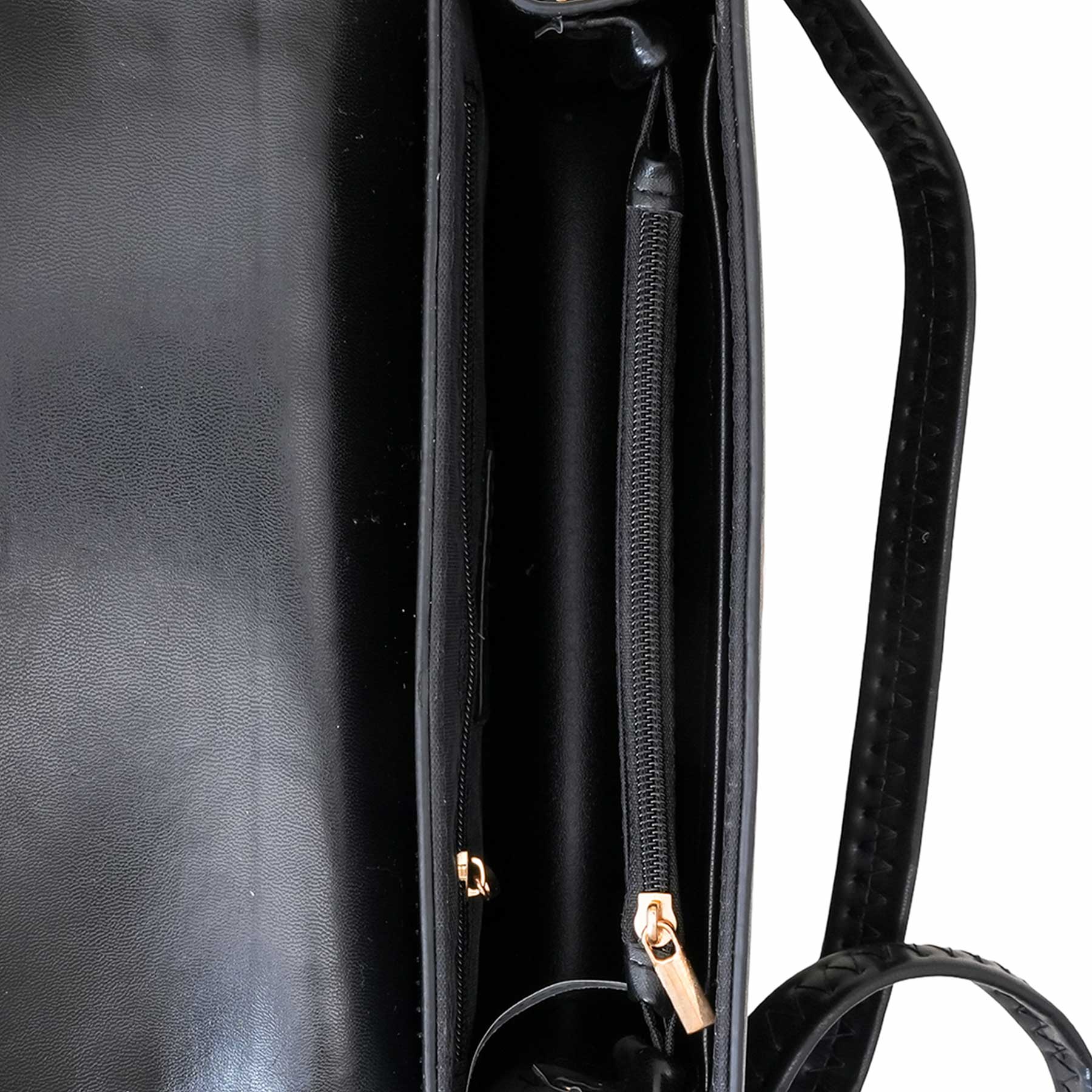 Black Formal Shoulder Bag For Ladies P55839 - Image 5