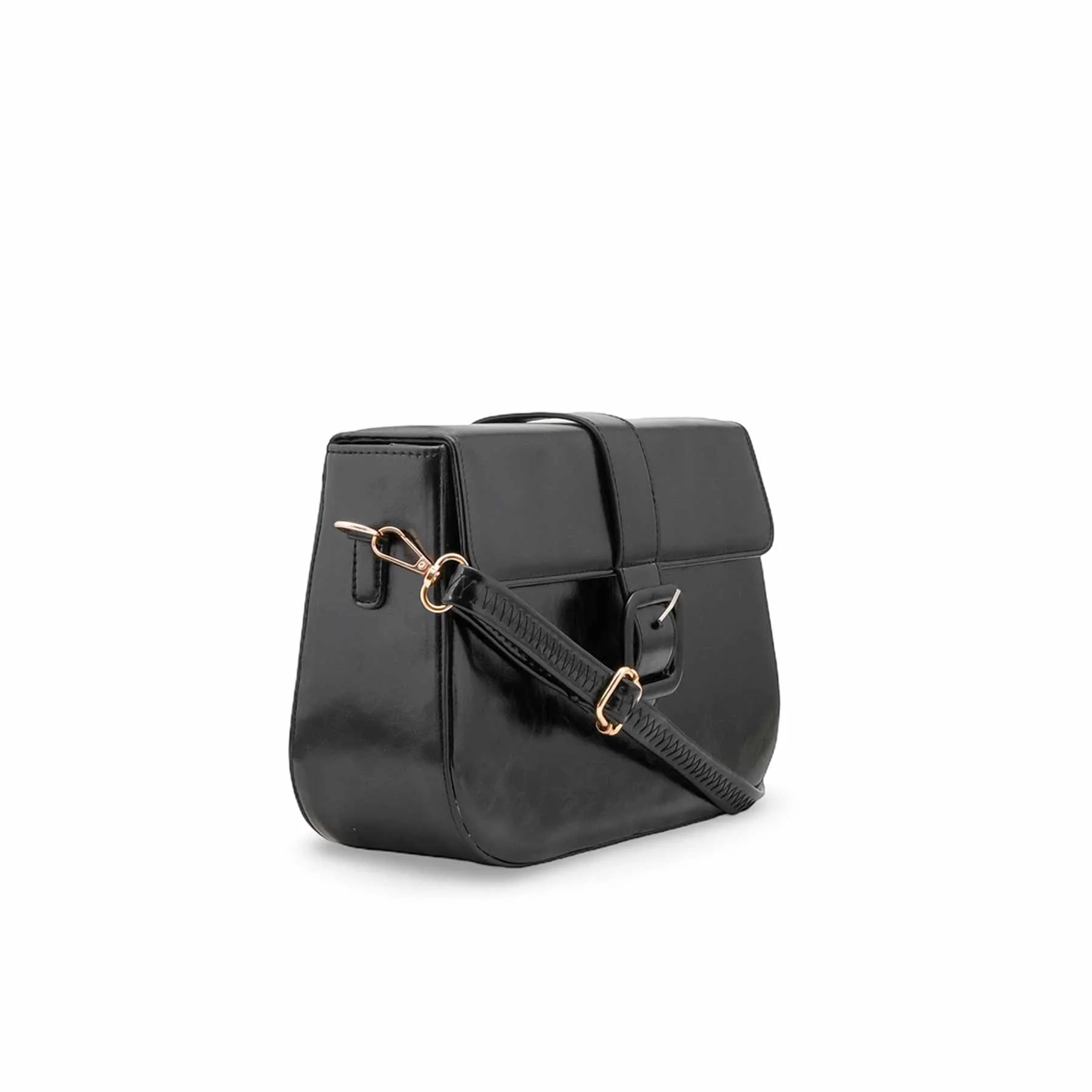 Black Formal Shoulder Bag For Ladies P55863 - Image 3