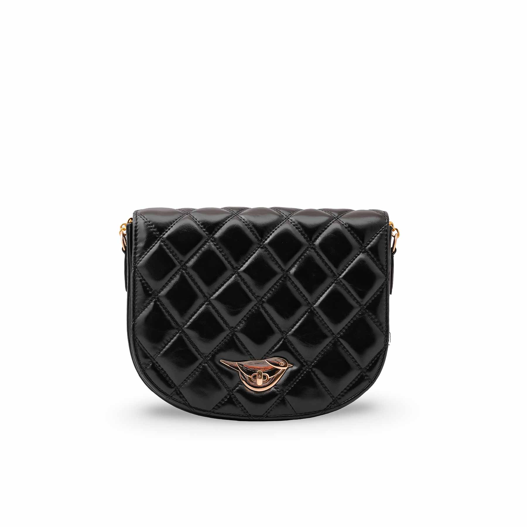 Black Formal Shoulder Bag For Ladies P55878 - Image 2