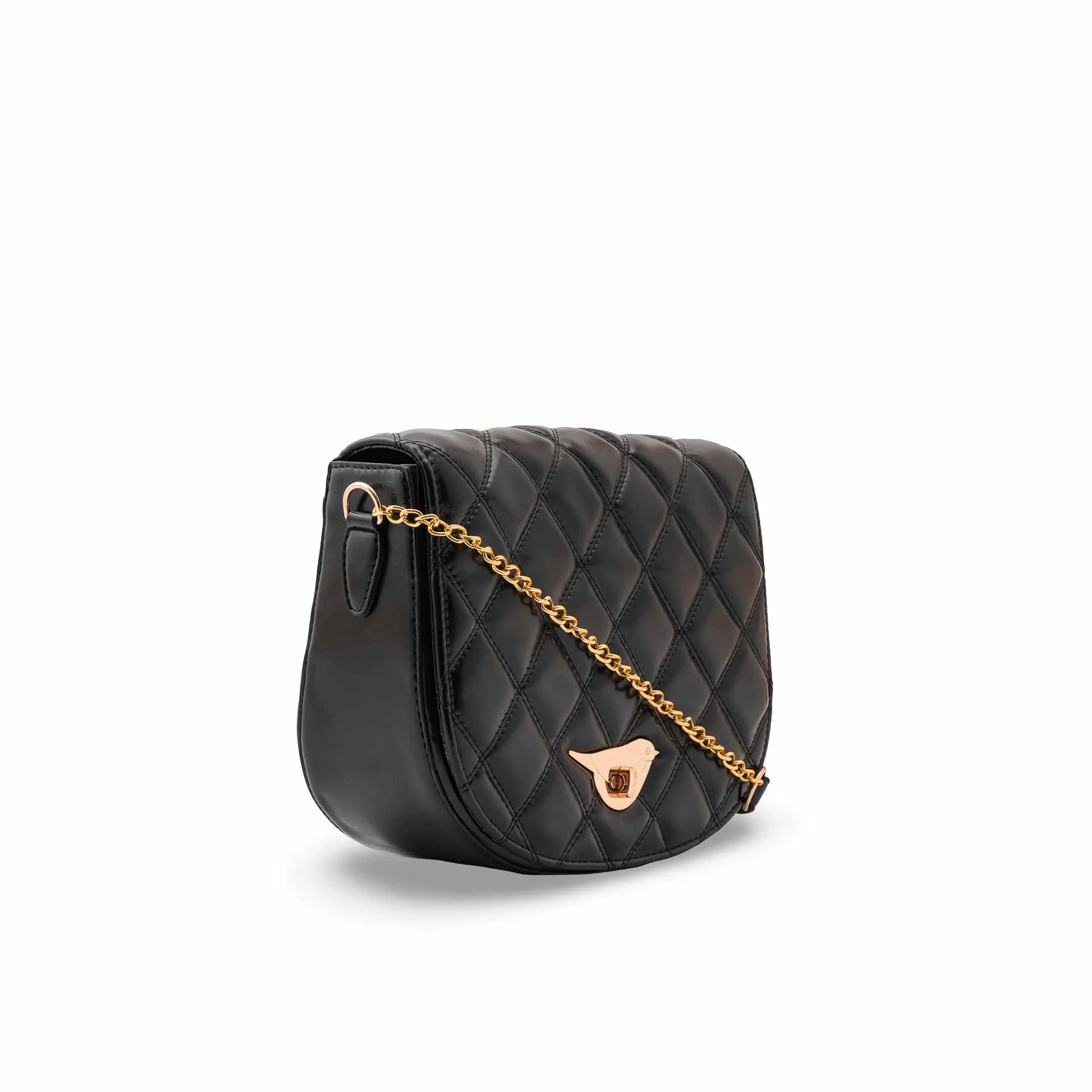 Black Formal Shoulder Bag For Ladies P55878 - Image 3