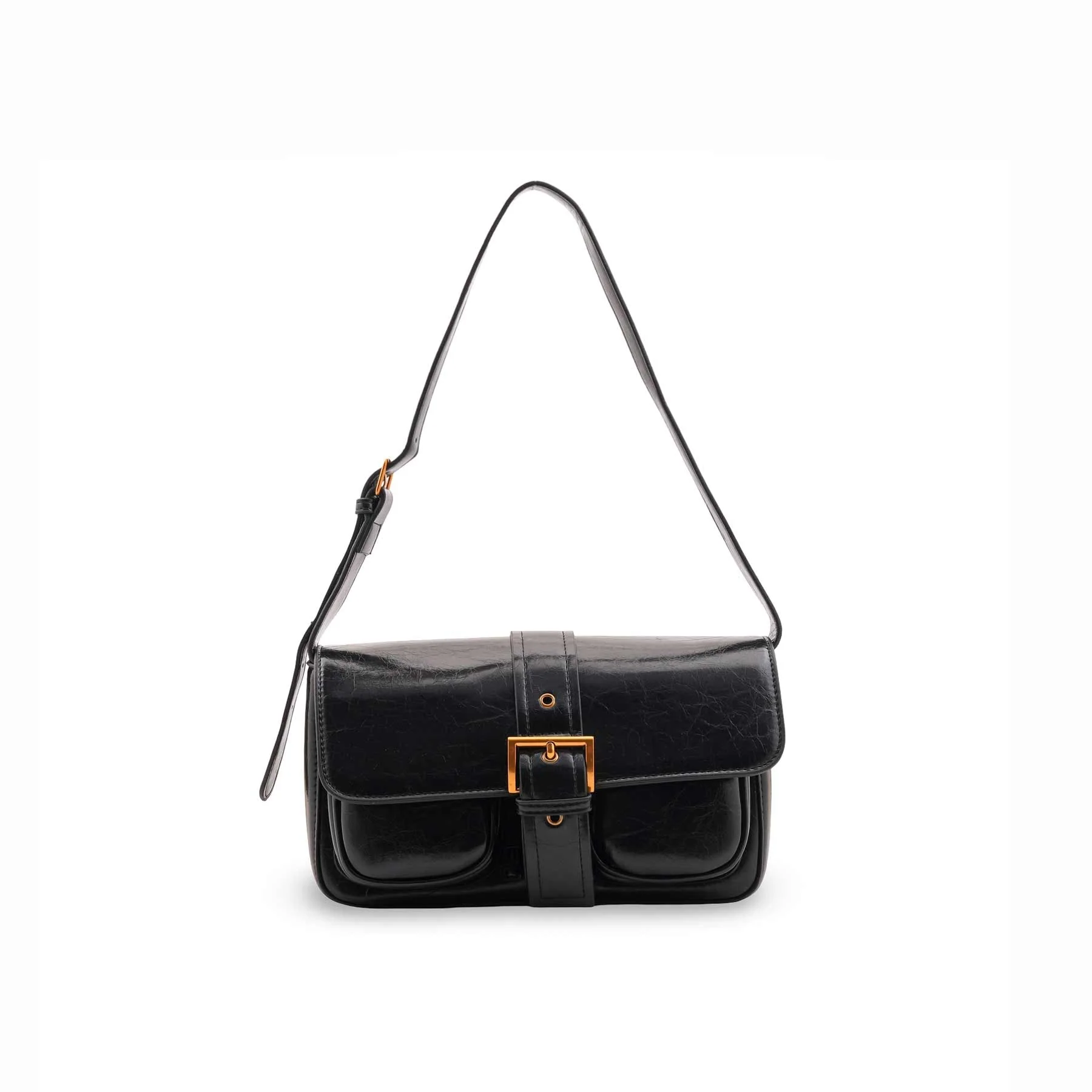 Black Formal Shoulder Bag For Women P36421 - Image 2
