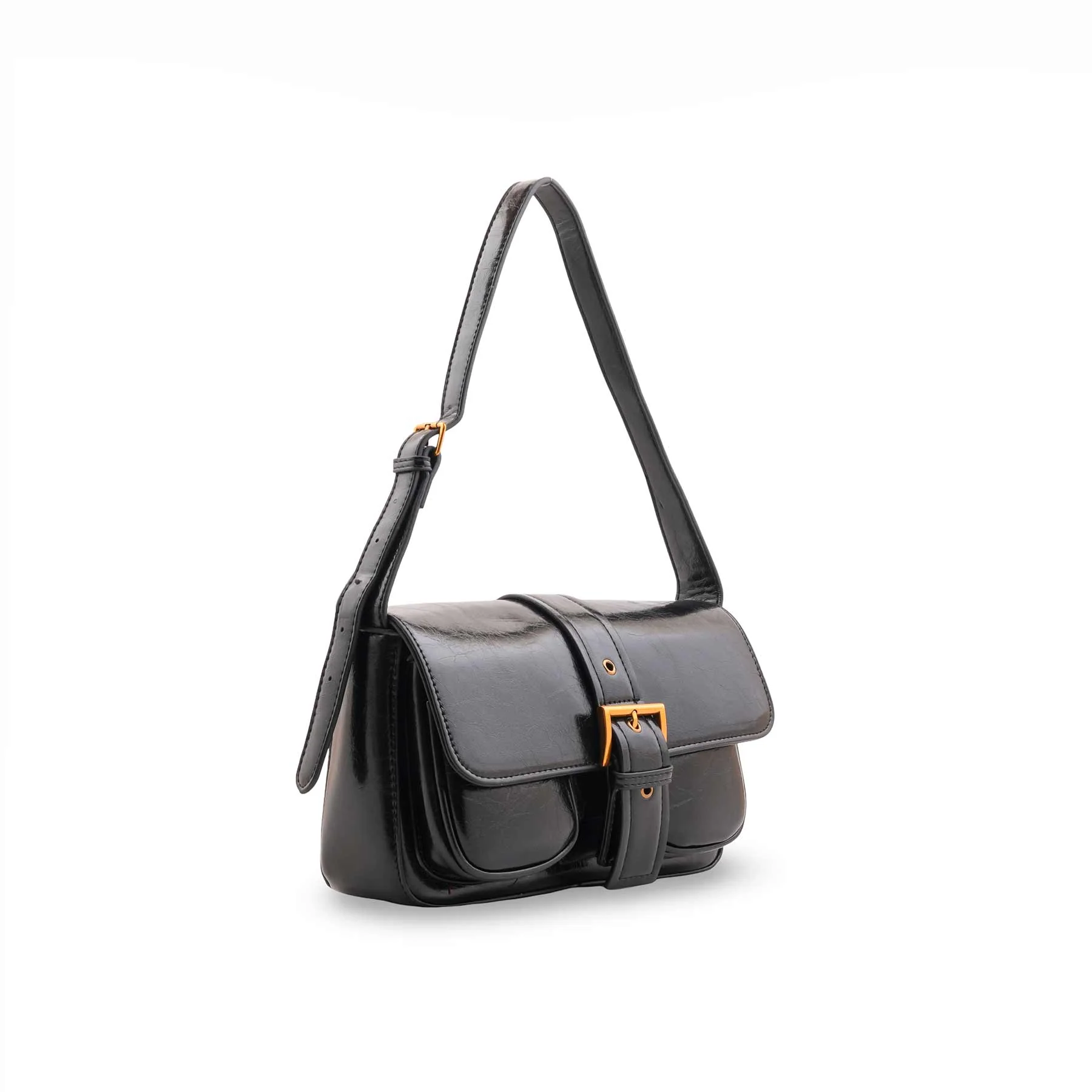 Black Formal Shoulder Bag For Women P36421 - Image 3