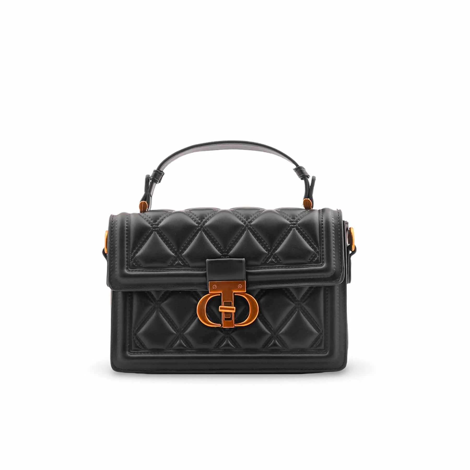 Black Formal Shoulder Bag For Women P36449 - Image 2