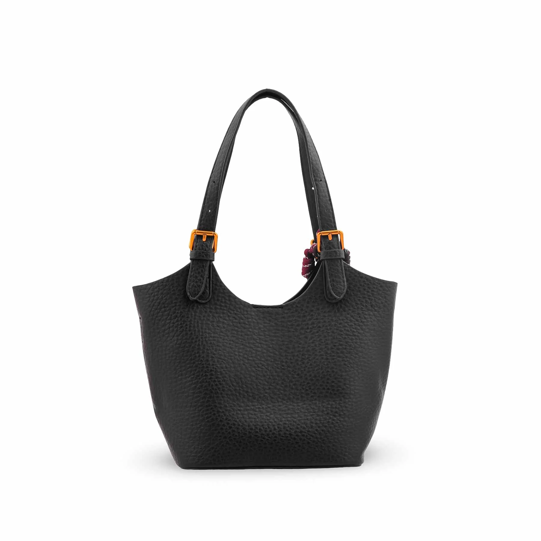 Black Formal Shoulder Bag For Women P36550 - Image 3