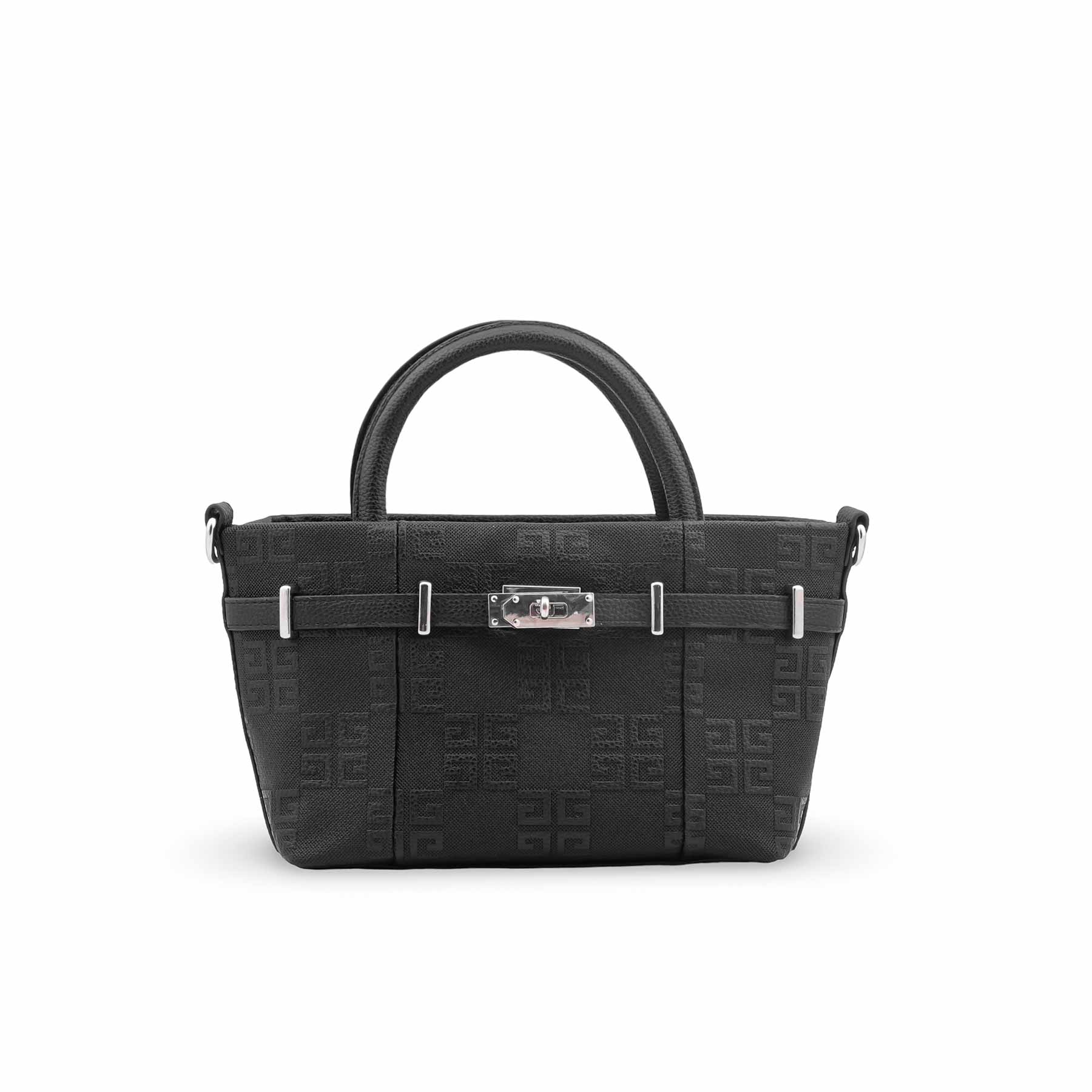 Black Formal Shoulder Bag For Women P36551 - Image 2