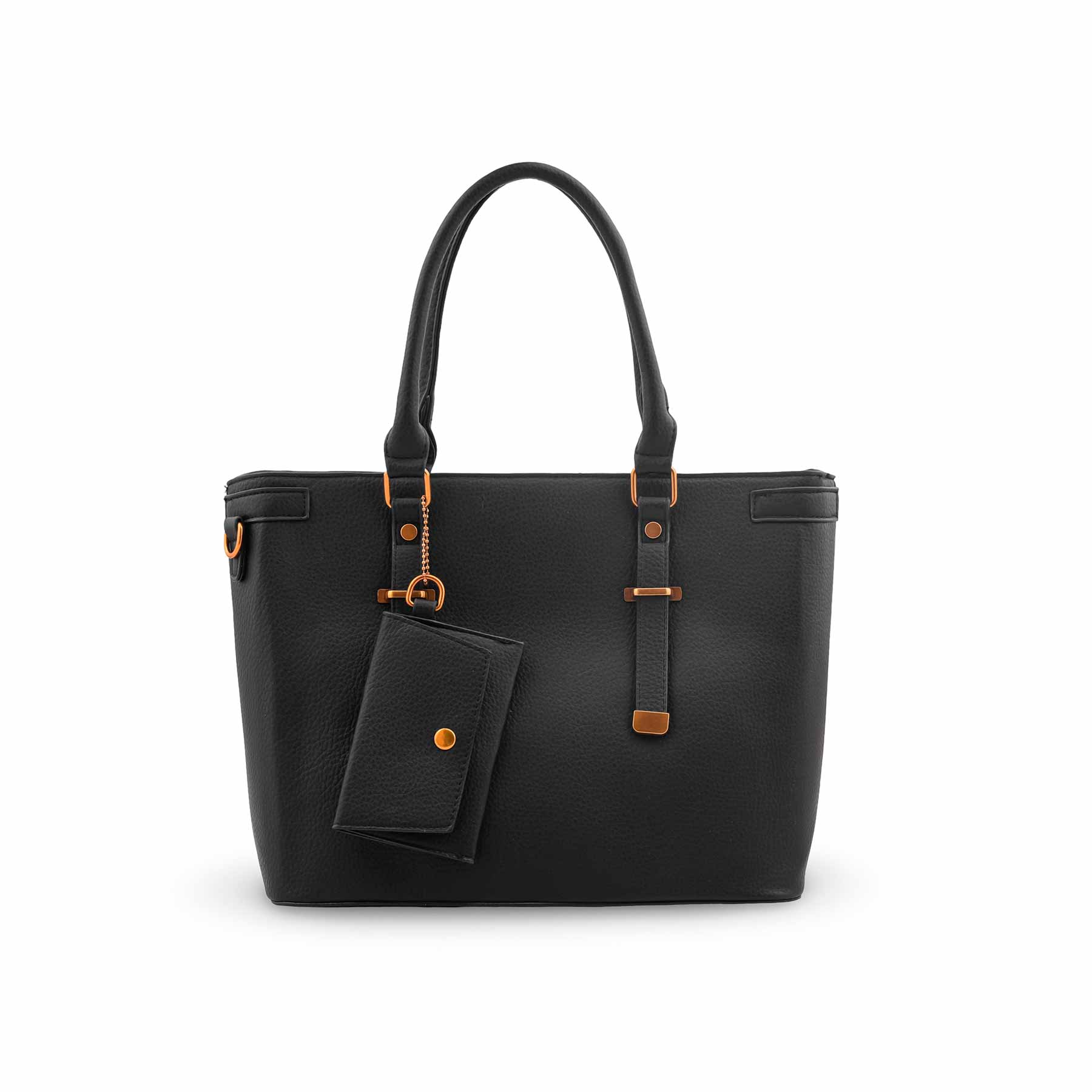 Black Formal Shoulder Bag For Women P36601 - Image 2