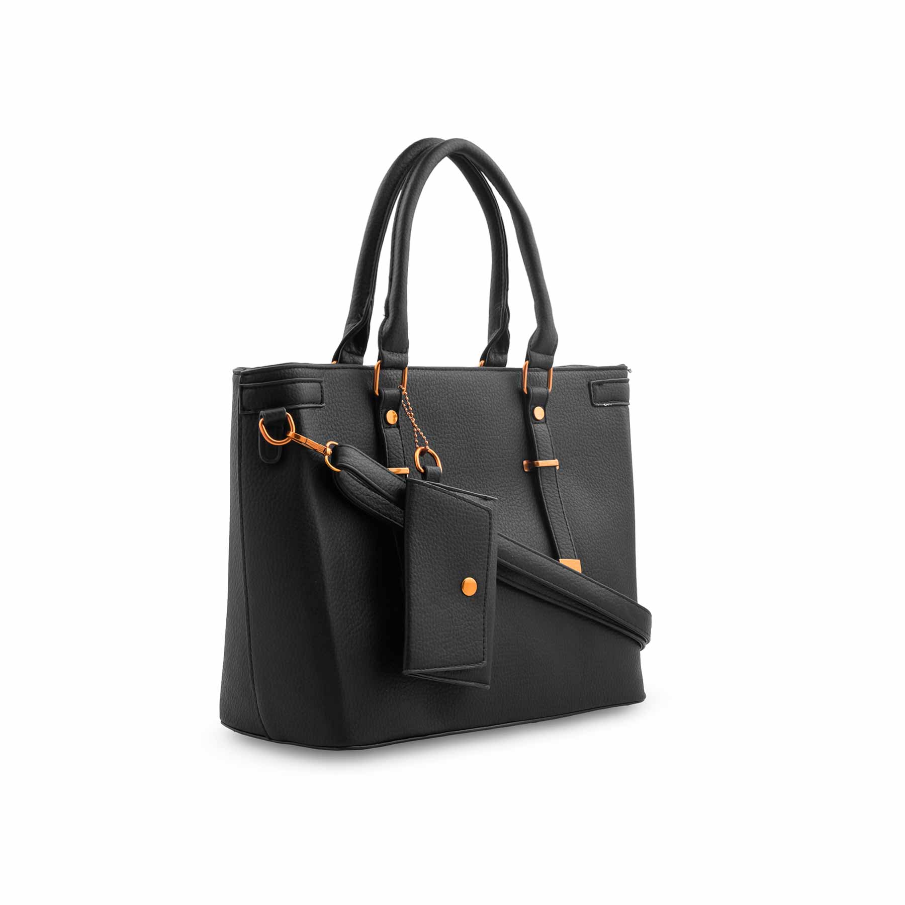 Black Formal Shoulder Bag For Women P36601 - Image 3