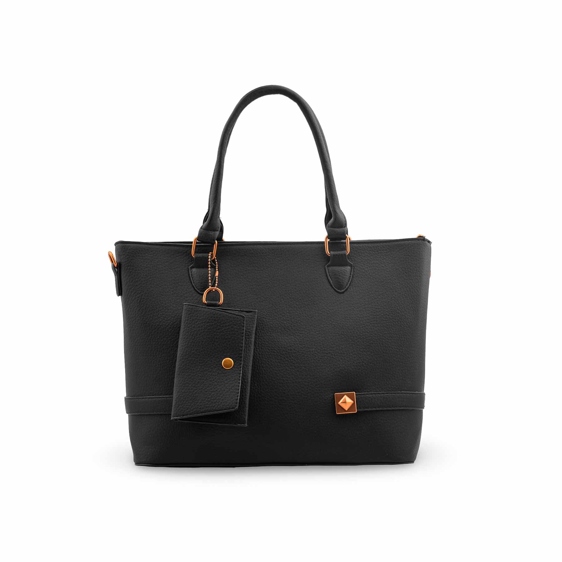 Black Formal Shoulder Bag For Women P36602 - Image 2