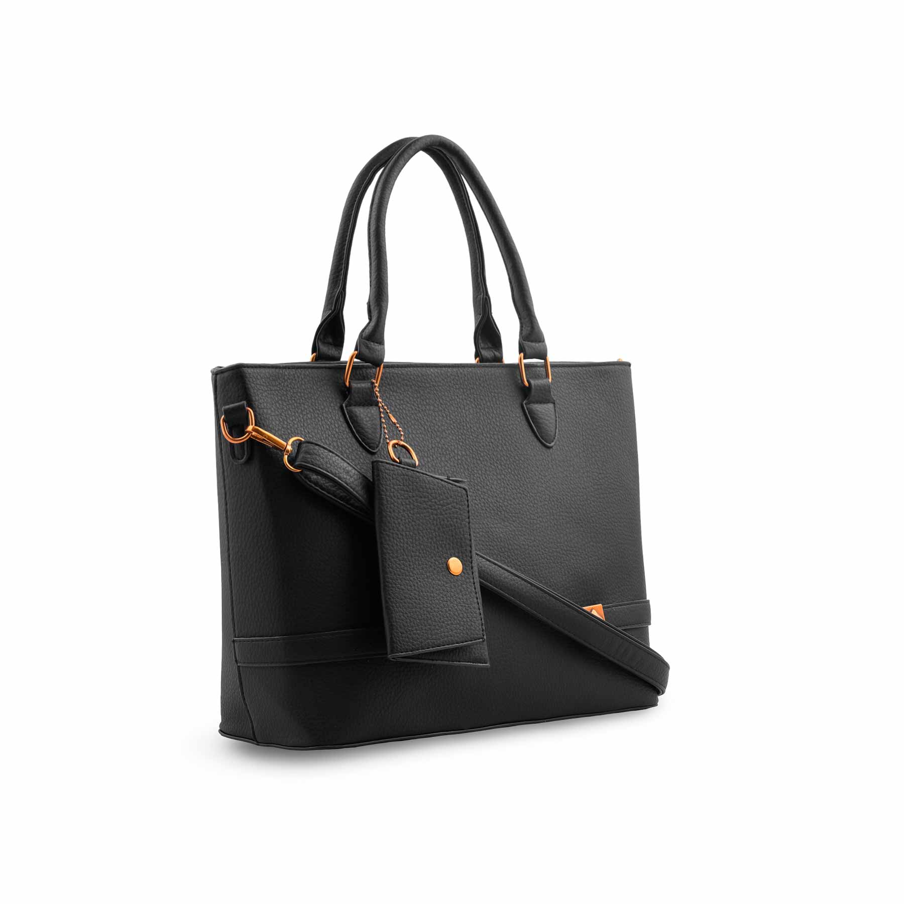 Black Formal Shoulder Bag For Women P36602 - Image 3