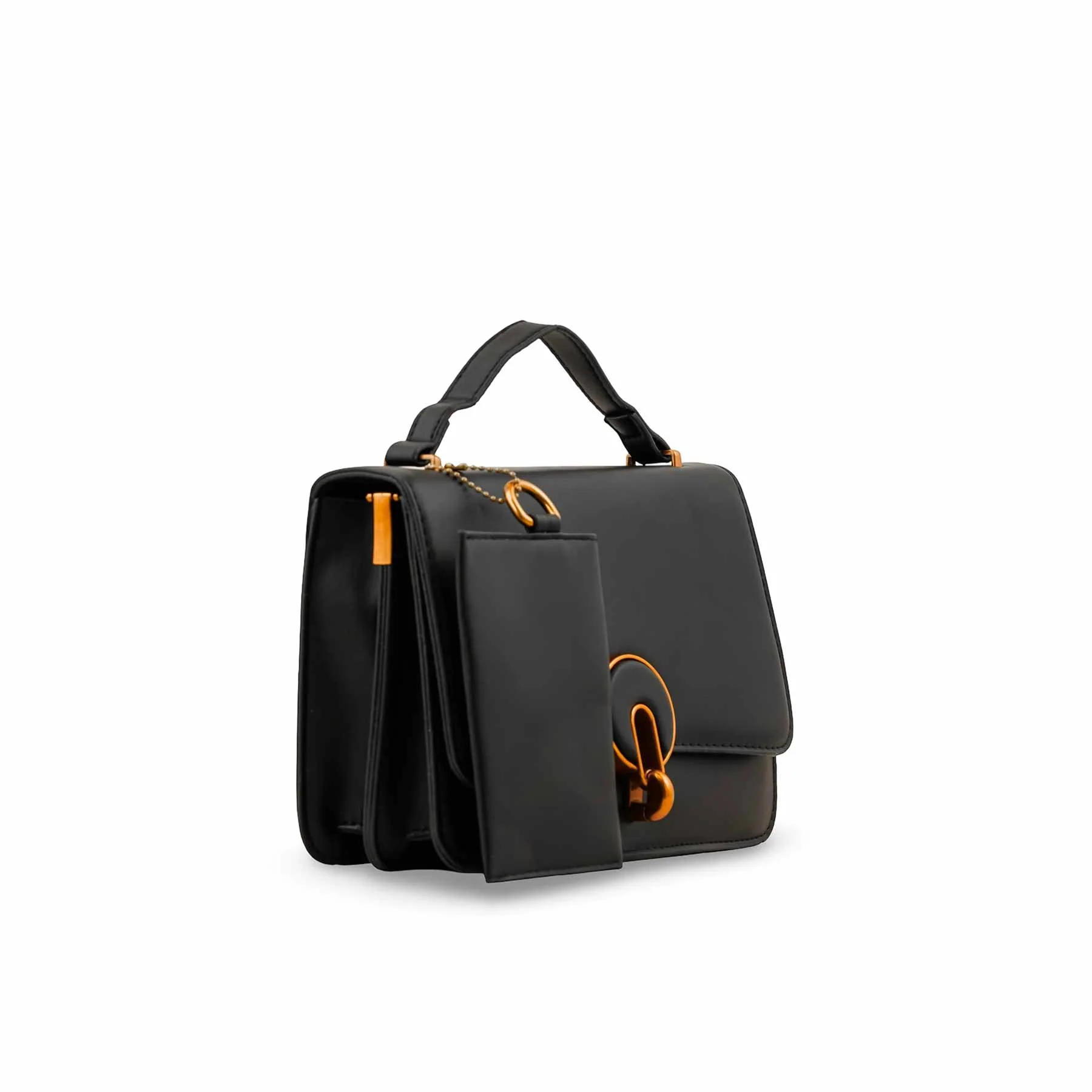 Black Formal Shoulder Bag P36141 - Image 2