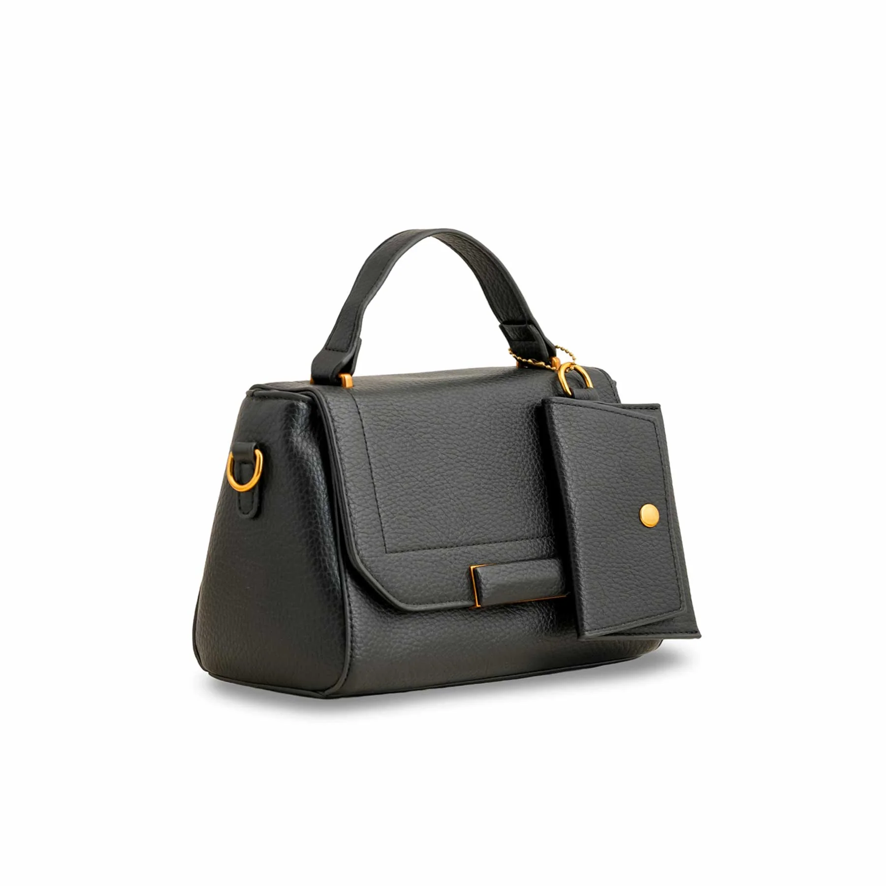Black Formal Shoulder Bag P36144 - Image 3