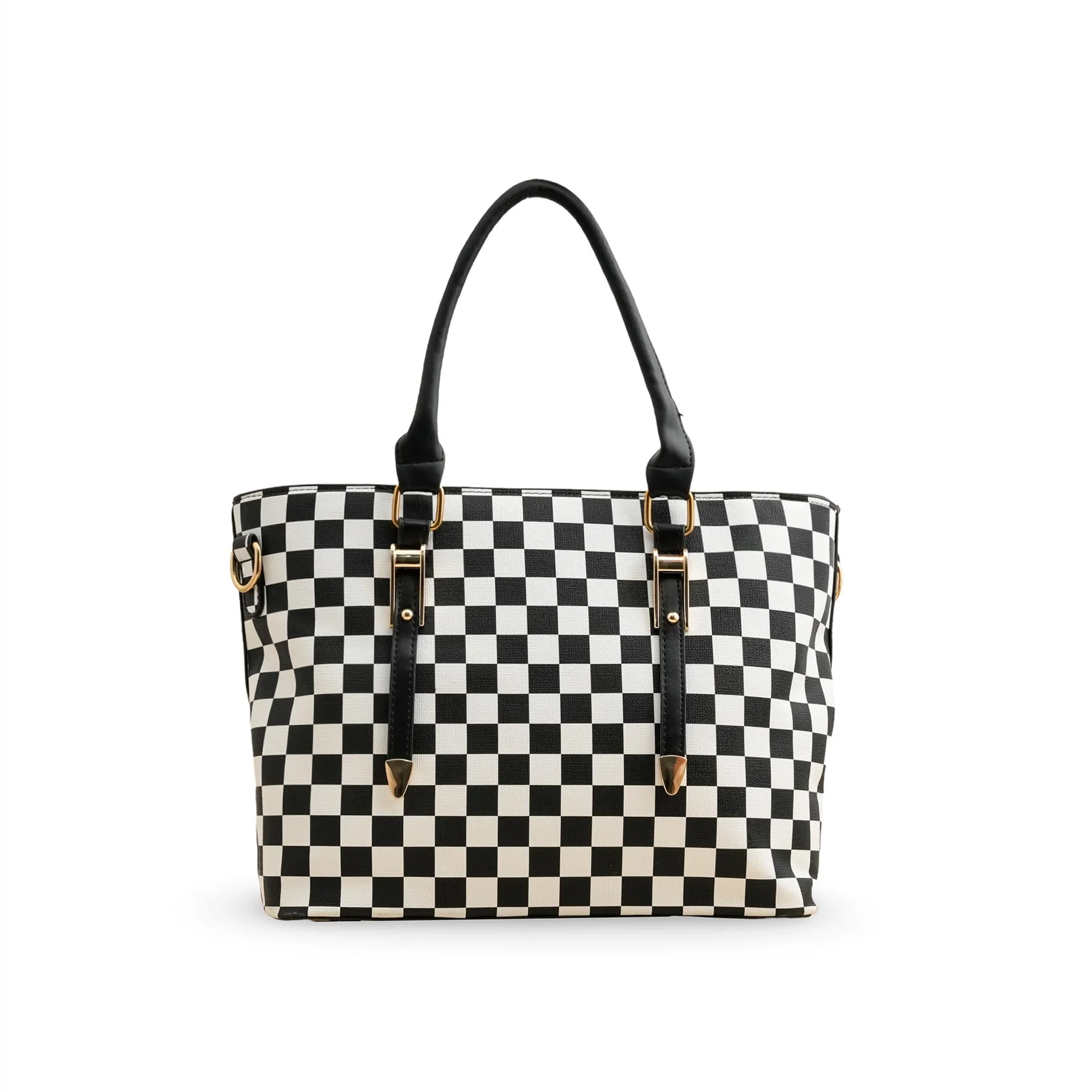Black Formal Shoulder Bag P36175 - Image 2