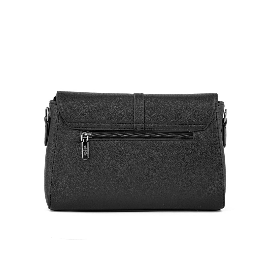 Black Formal Shoulder Bag P36241 - Image 4