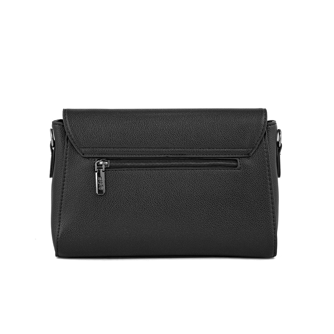 Black Formal Shoulder Bag P36242 - Image 3