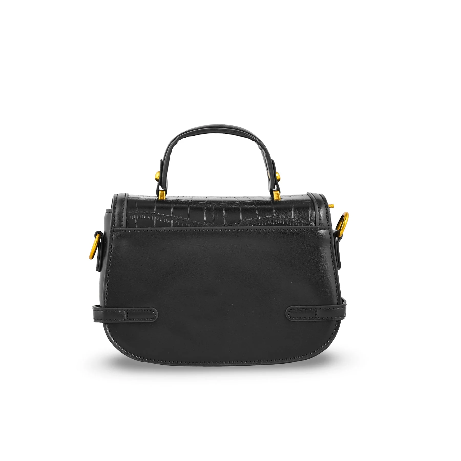 Black Formal Shoulder Bag P36303 - Image 3