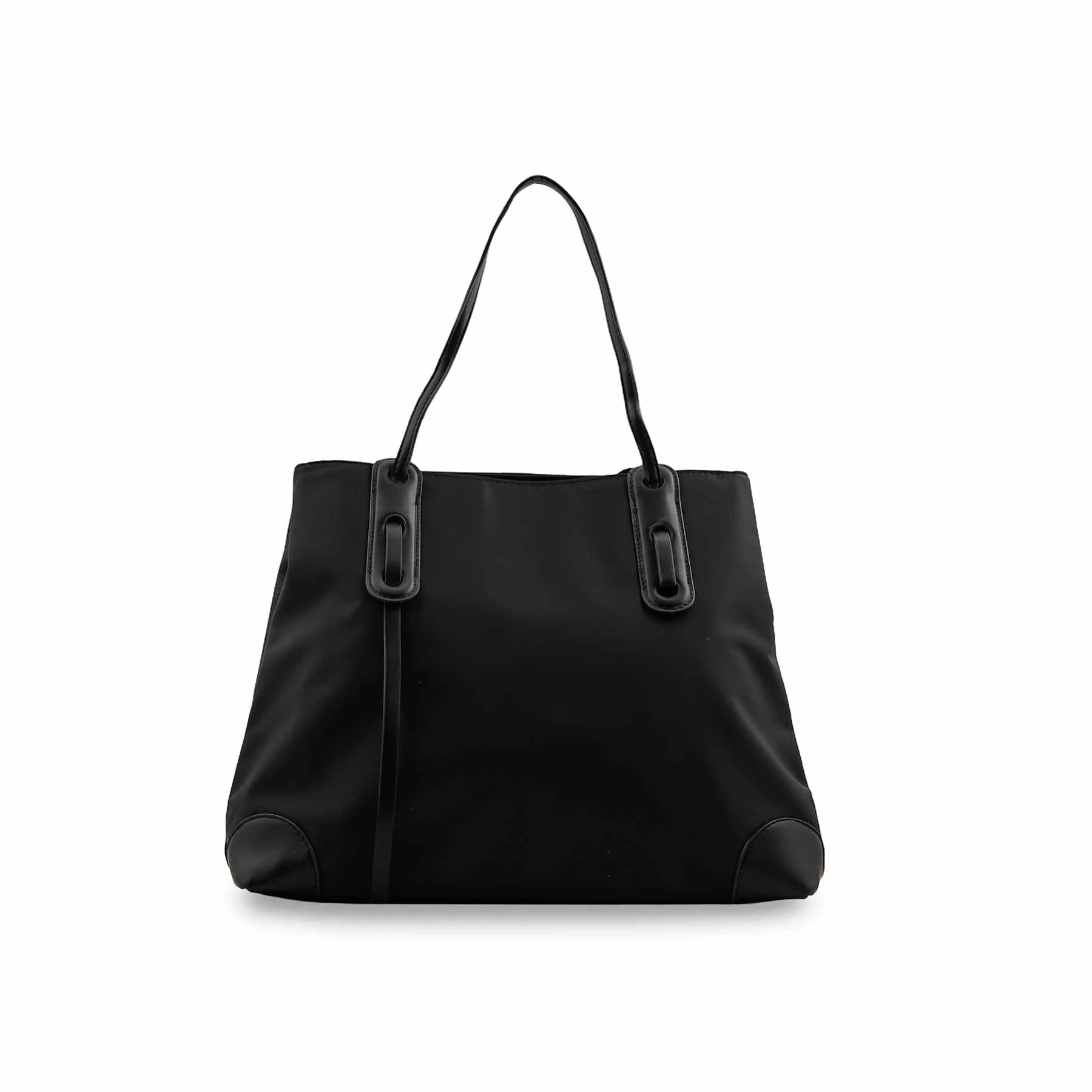 Black Formal Shoulder Bag P36310 - Image 2
