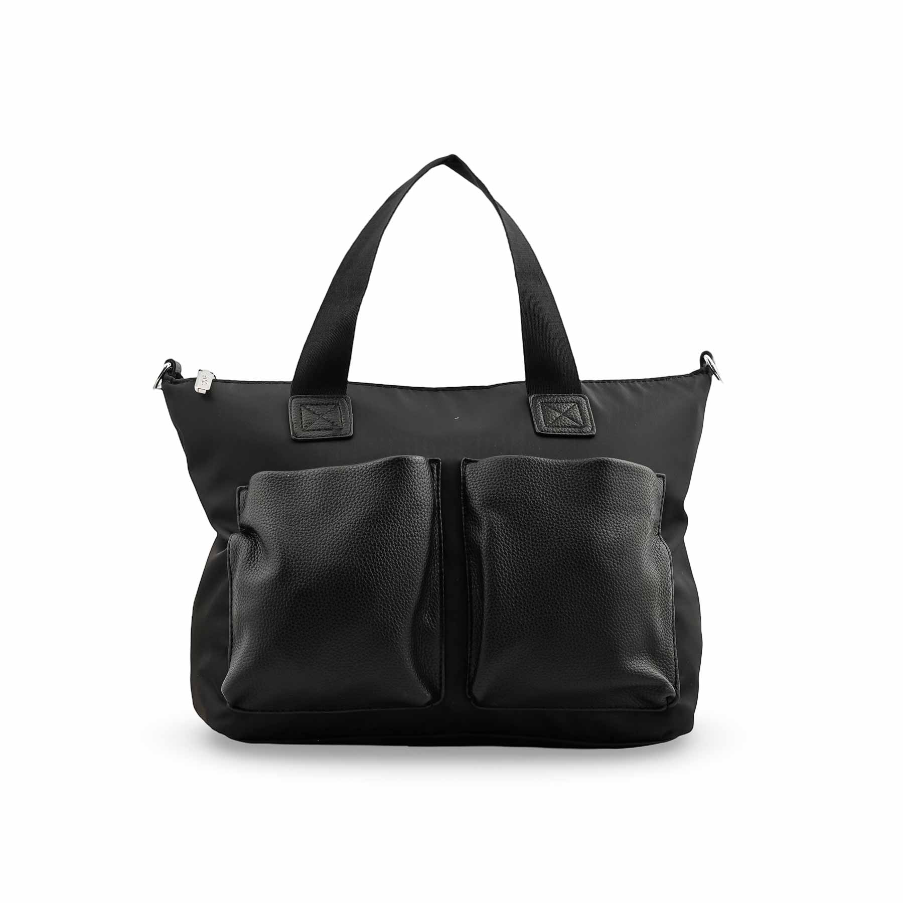 Black Formal Shoulder Bag P36311 - Image 2