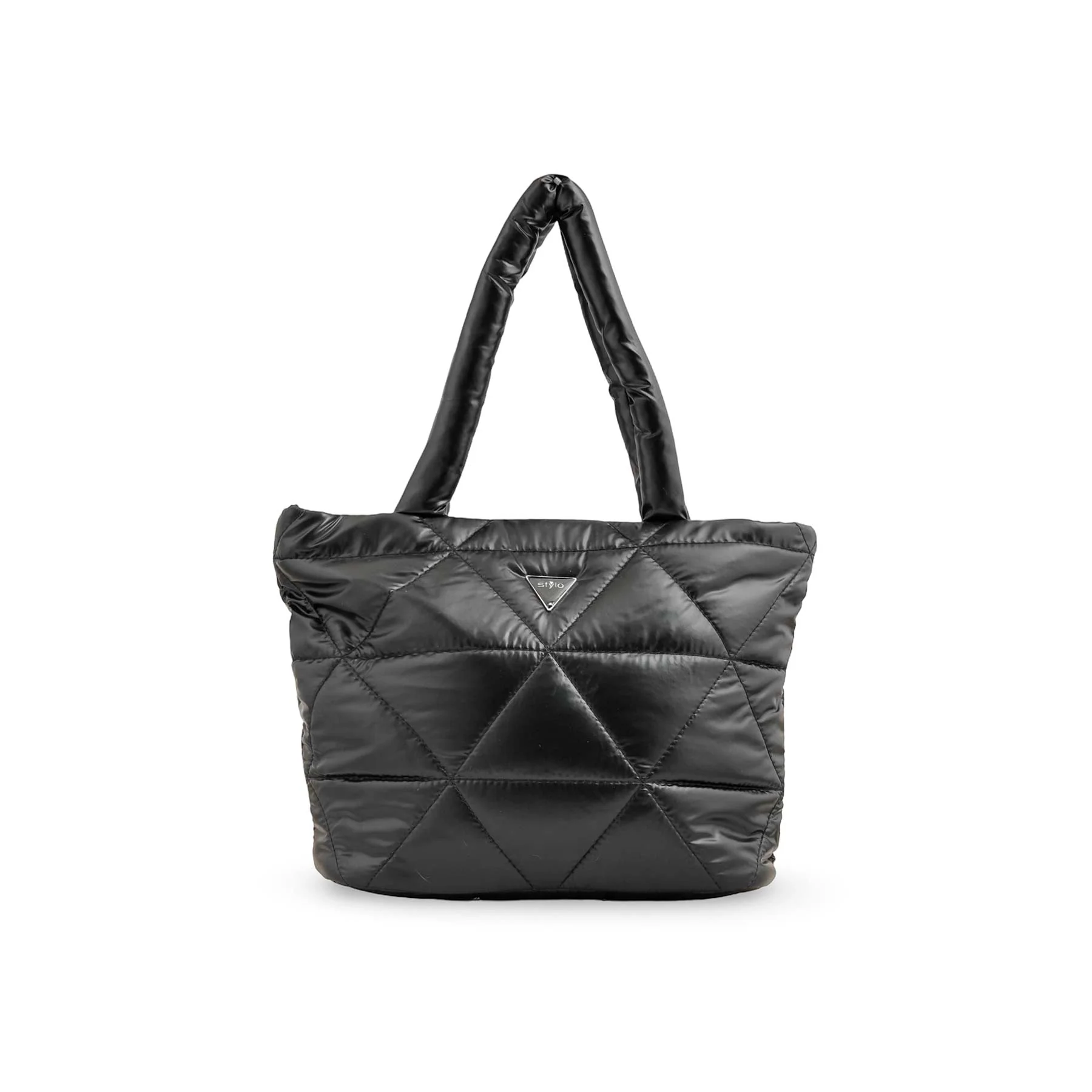 Black Formal Shoulder Bag P36318 - Image 2