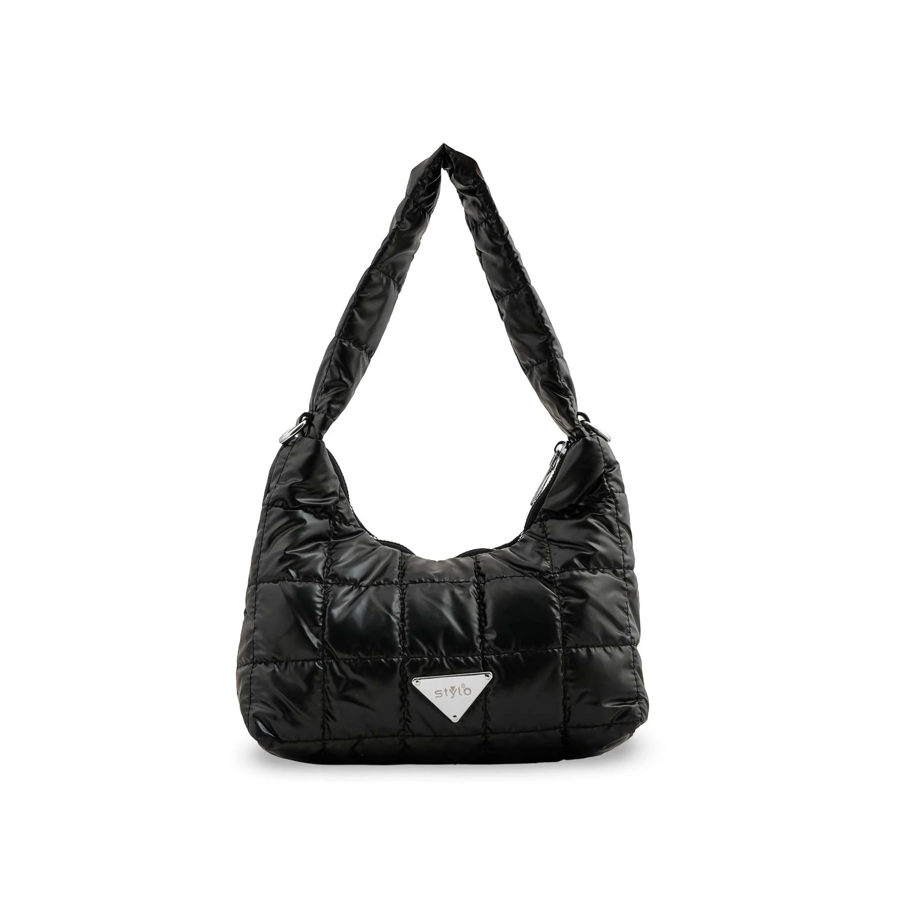 Black Formal Shoulder Bag P36319 - Image 2