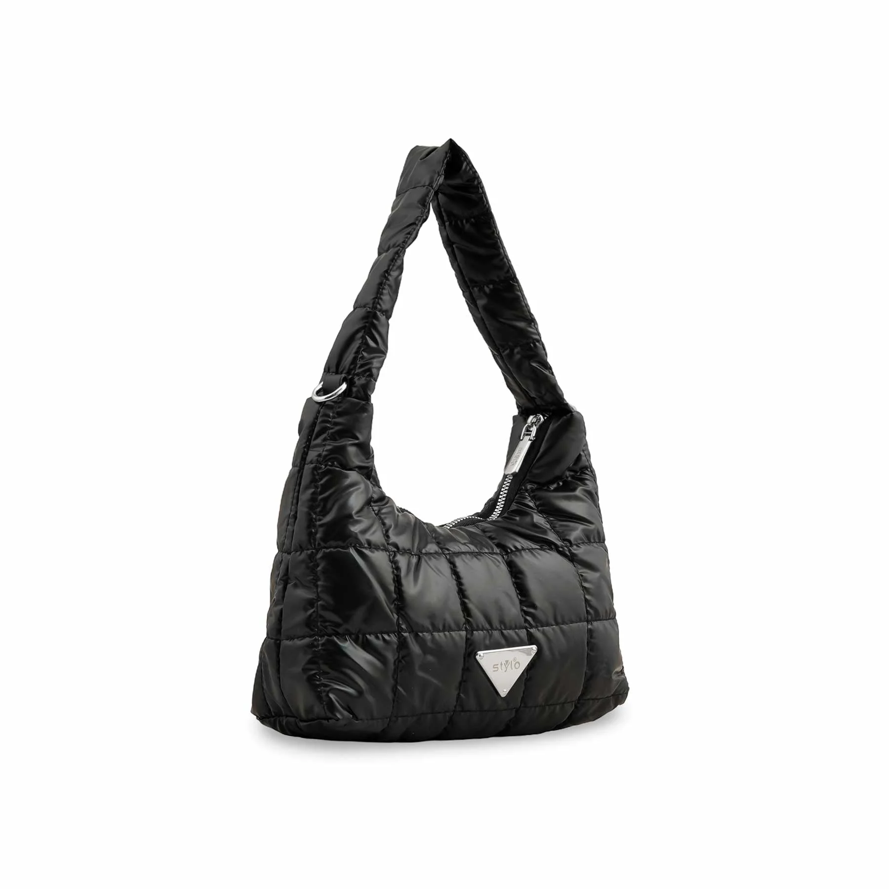 Black Formal Shoulder Bag P36319 - Image 3