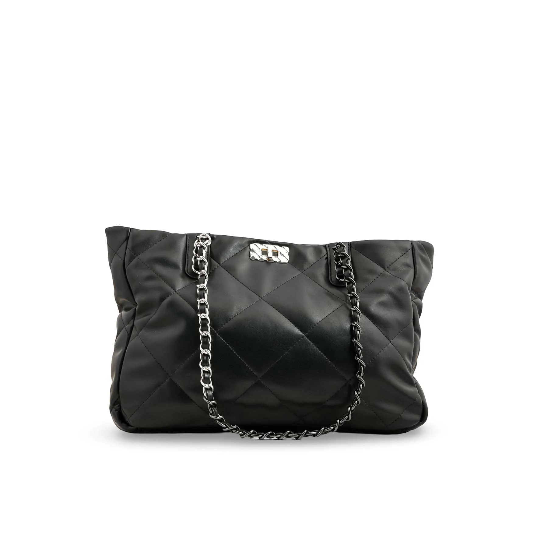Black Formal Shoulder Bag P36321 - Image 2