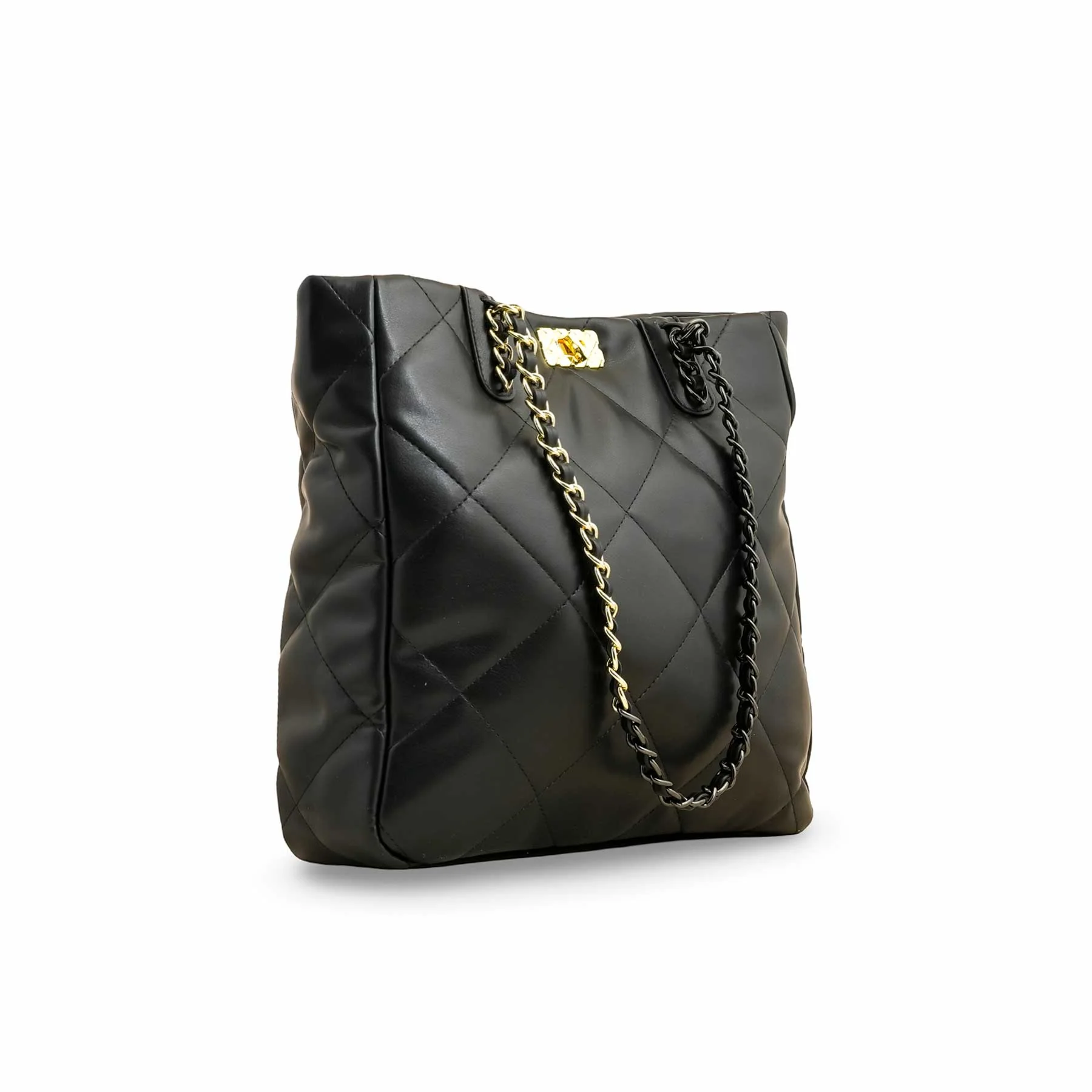 Black Formal Shoulder Bag P36322 - Image 3