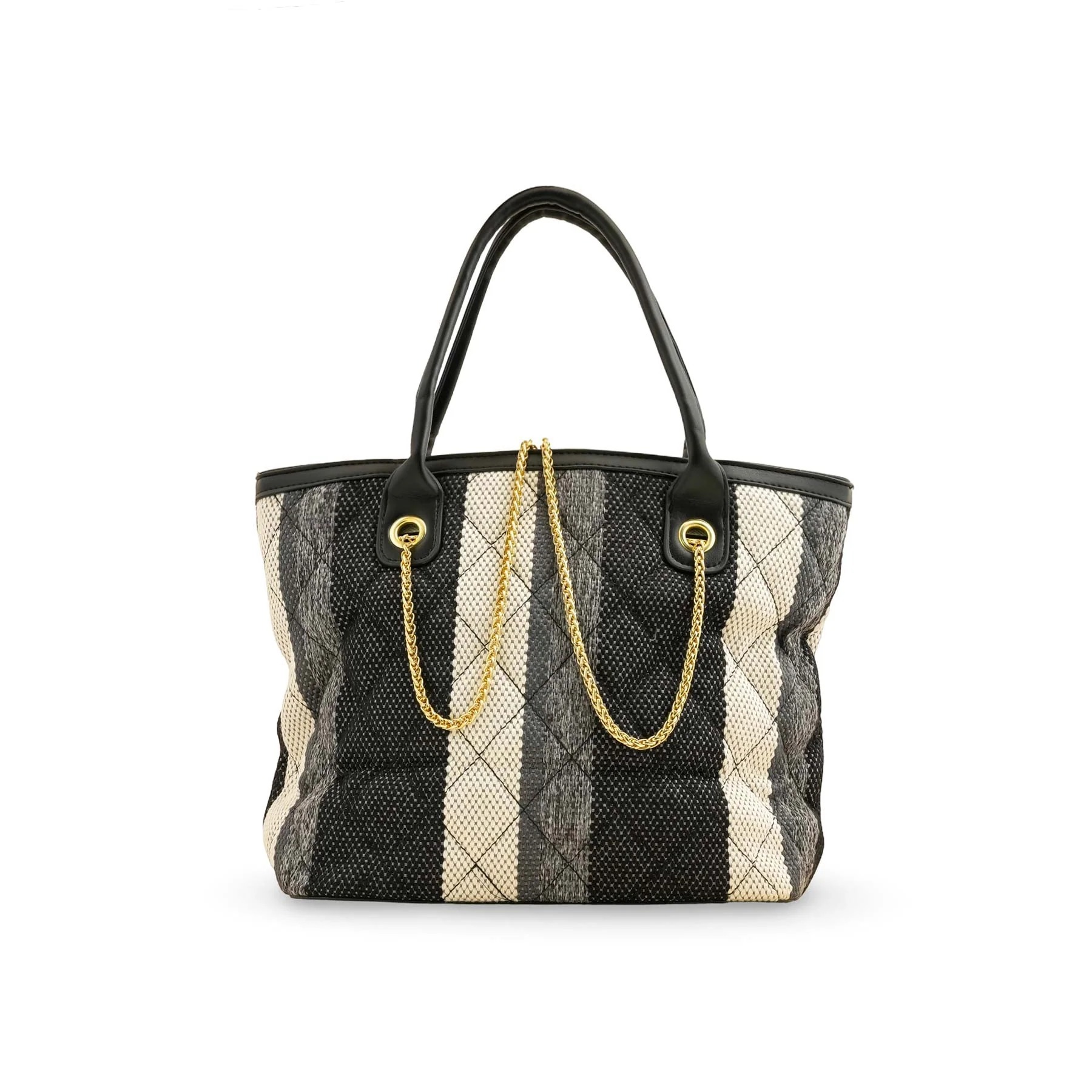 Black Formal Shoulder Bag P36335 - Image 4