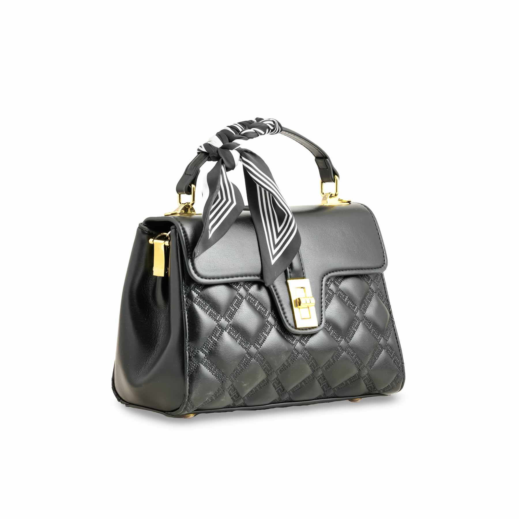 Black Formal Shoulder Bag P36340 - Image 3