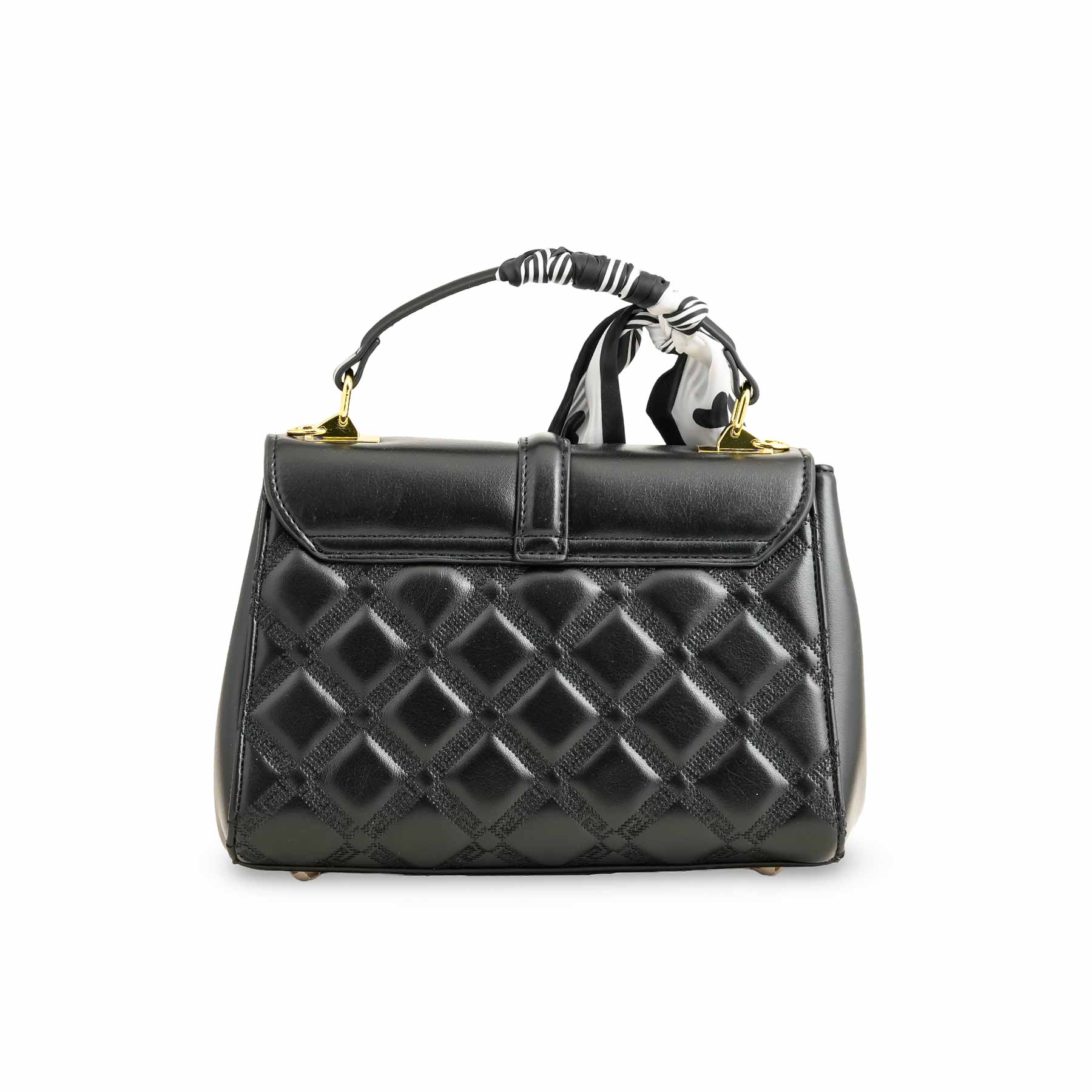 Black Formal Shoulder Bag P36340 - Image 4