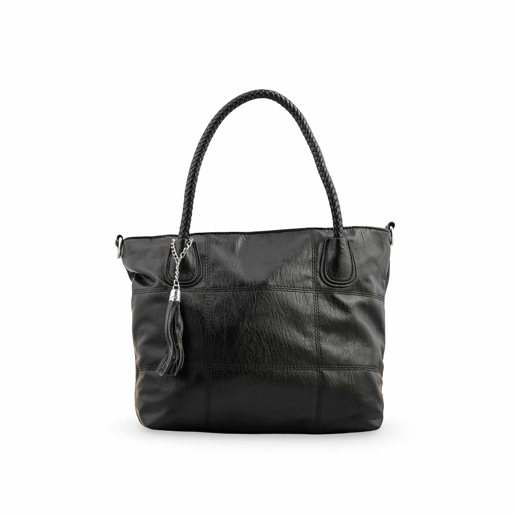 Black Formal Shoulder Bag P36346 - Image 2