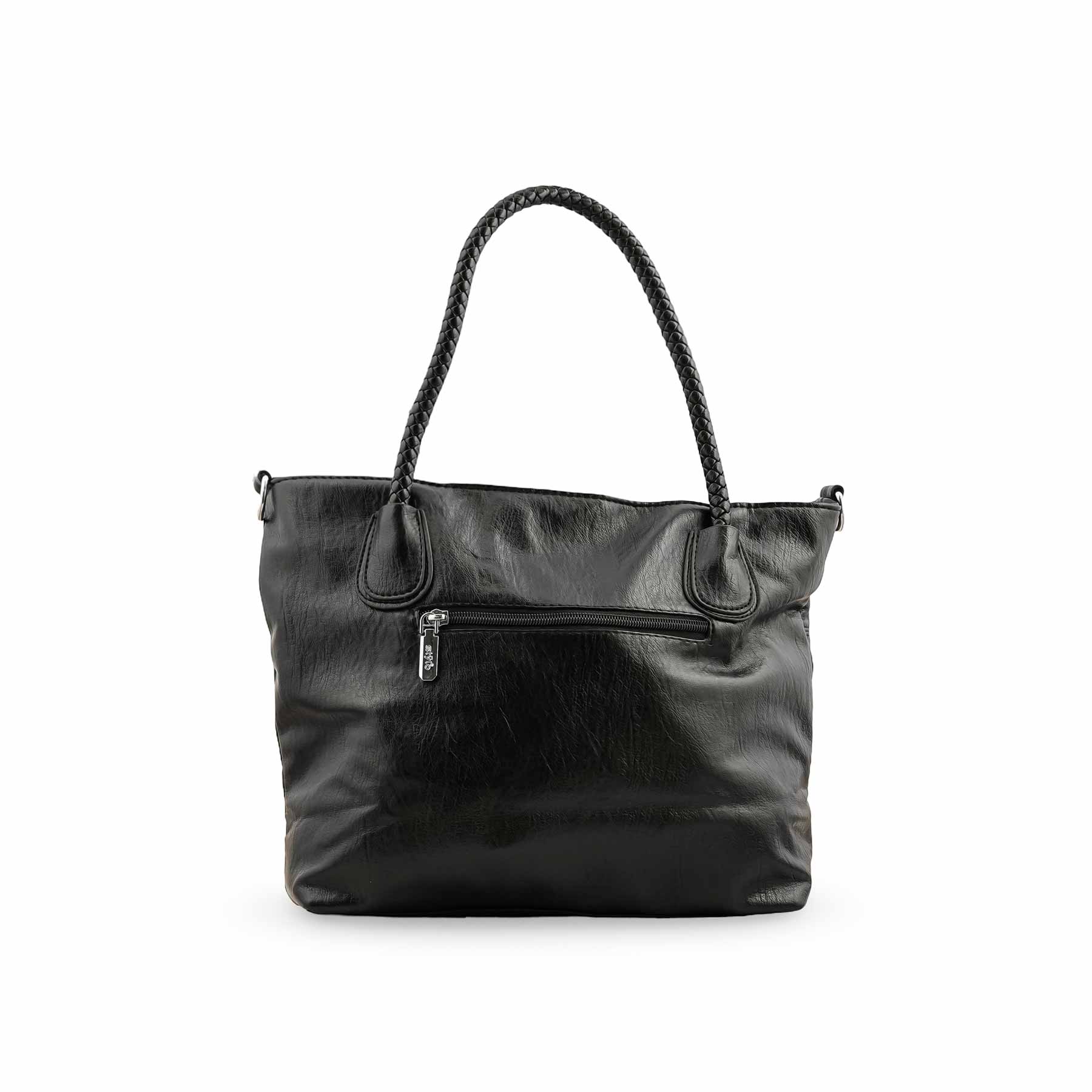 Black Formal Shoulder Bag P36346 - Image 4