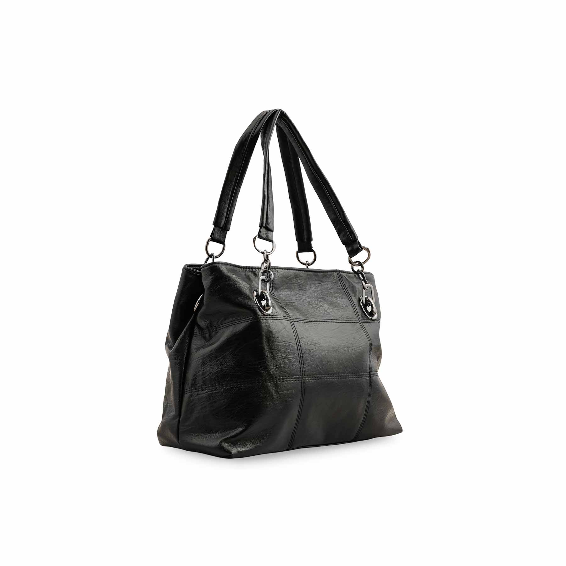 Black Formal Shoulder Bag P36347 - Image 3