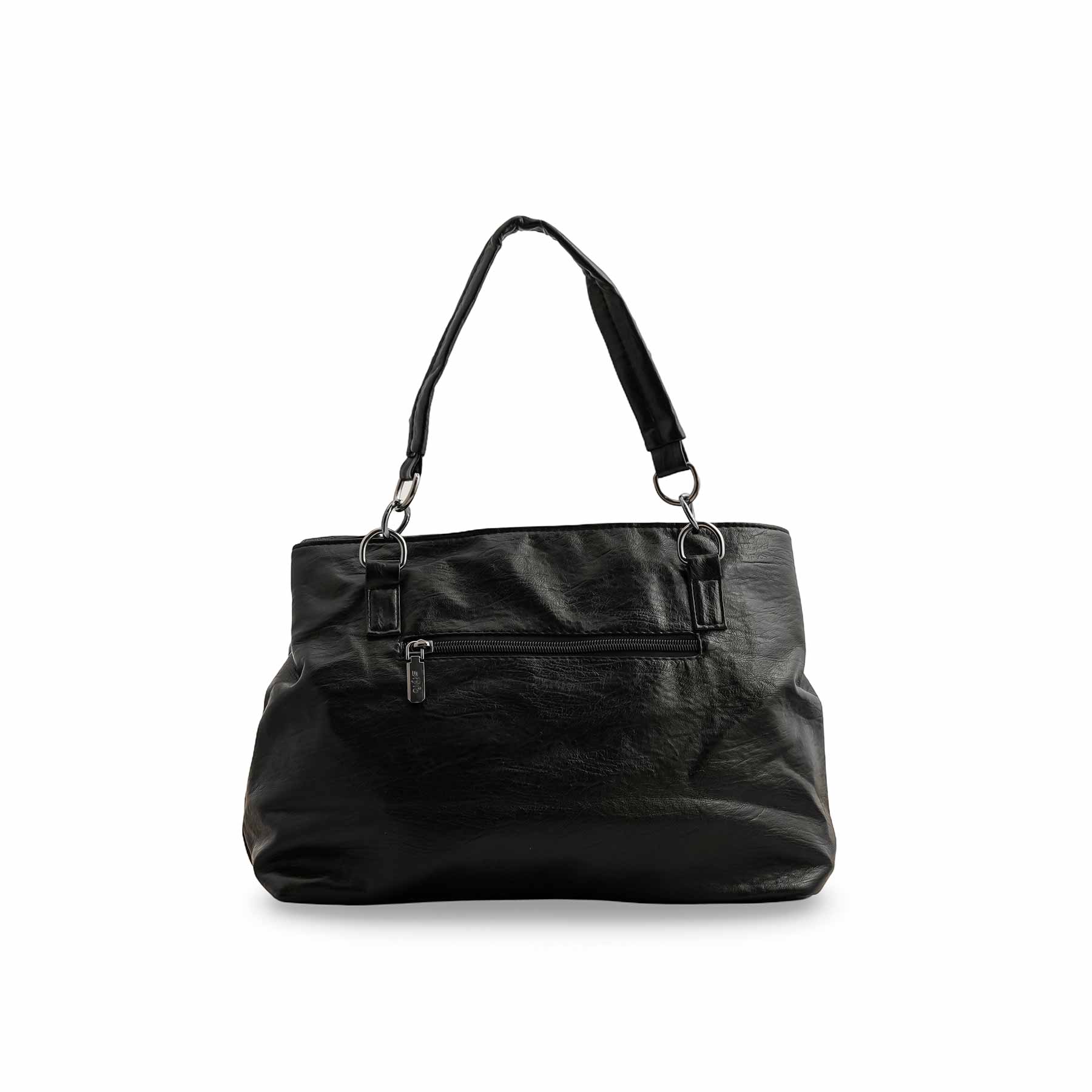 Black Formal Shoulder Bag P36347 - Image 4