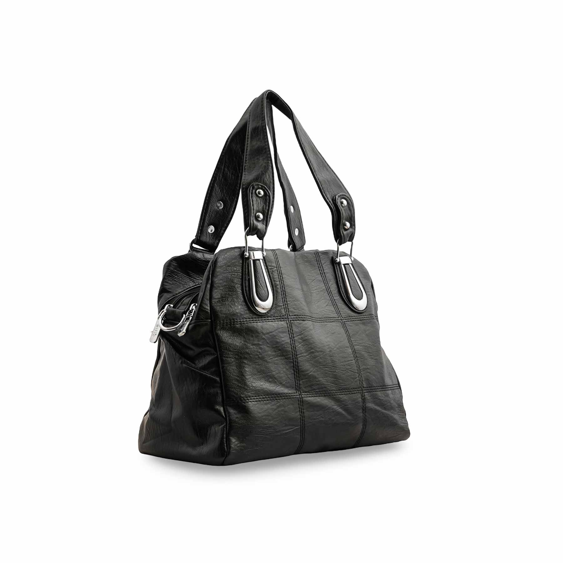 Black Formal Shoulder Bag P36351 - Image 3