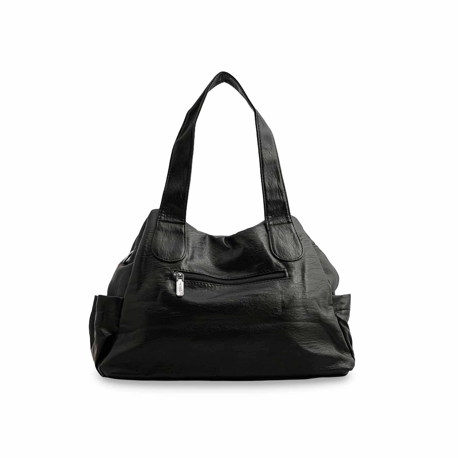 Black Formal Shoulder Bag P36352 - Image 4