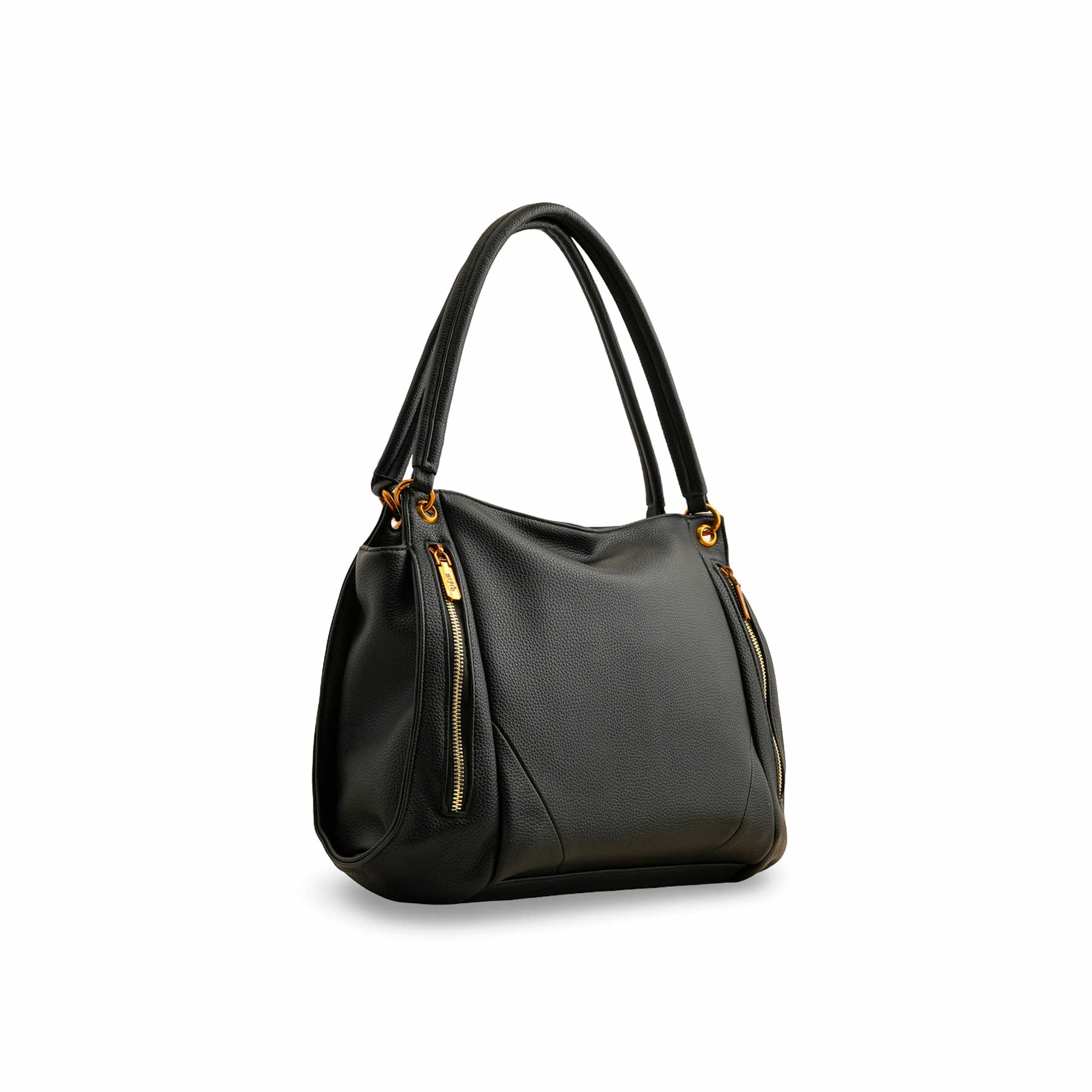 Black Formal Shoulder Bag P36384 - Image 3