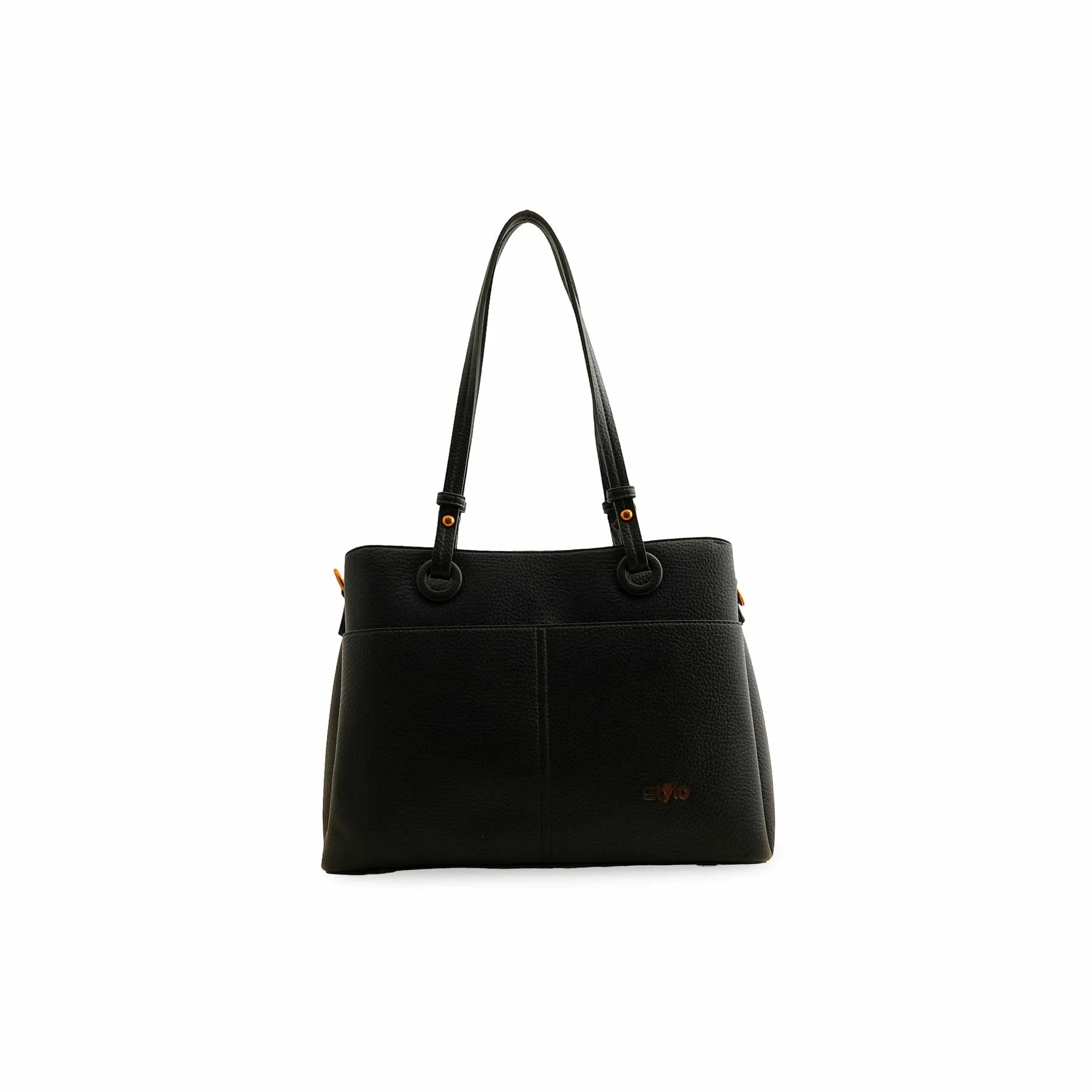 Black Formal Shoulder Bag P36390 - Image 2