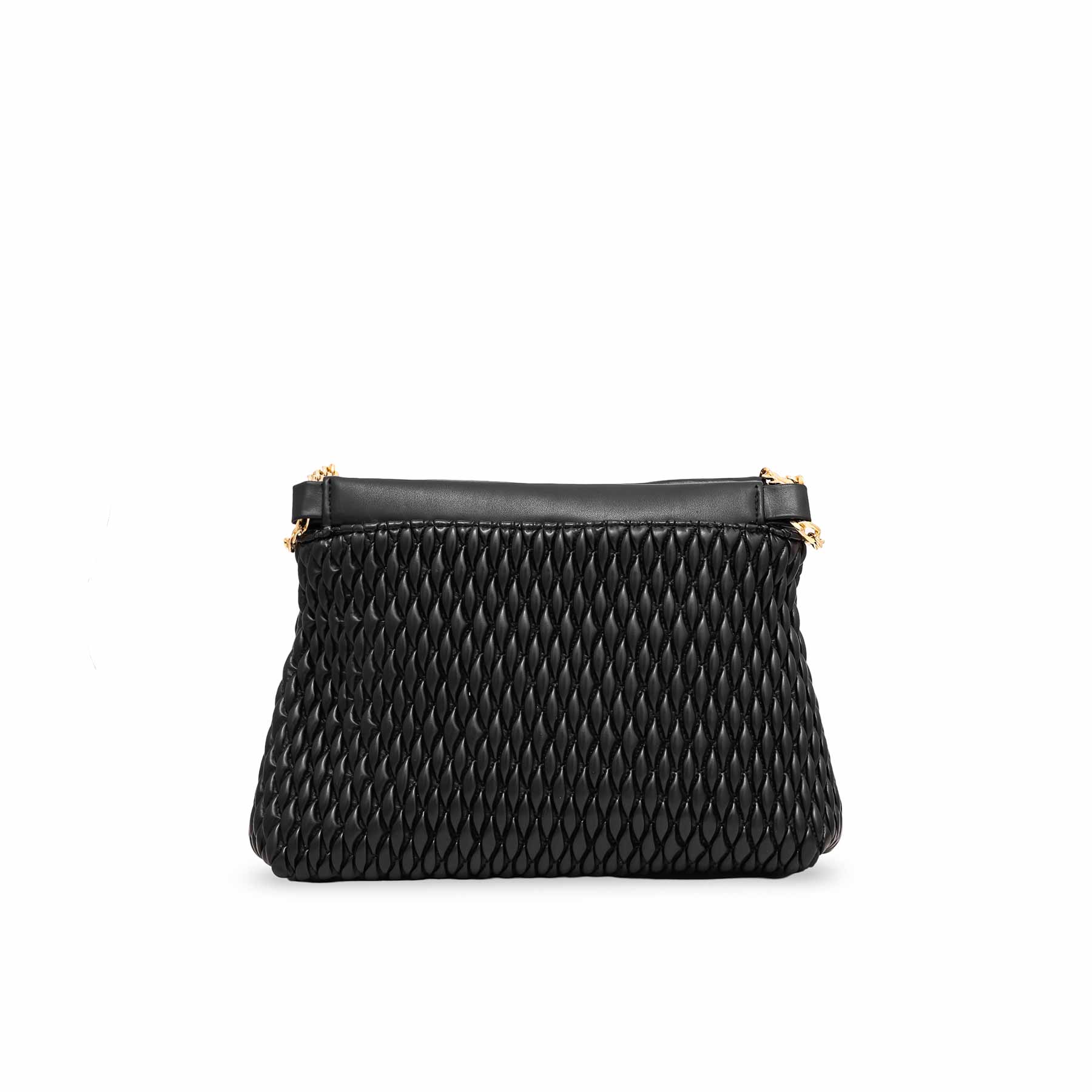 Black Formal Shoulder Bag P55605 - Image 3