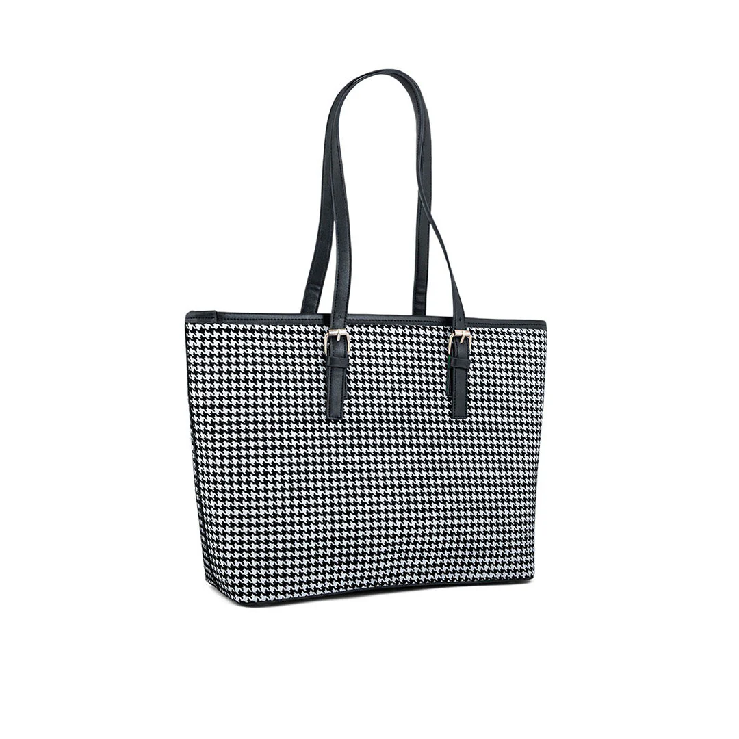 Black Formal Shoulder Bag P55650 - Image 2