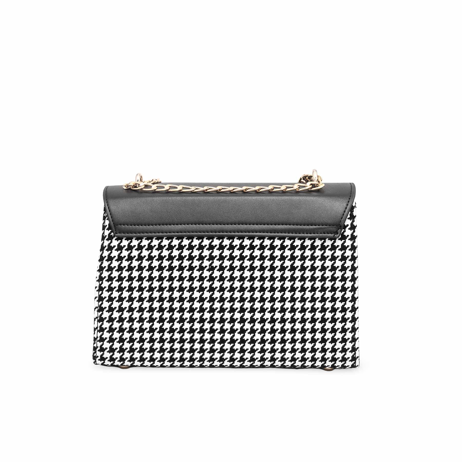Black Formal Shoulder Bag P55656 - Image 3